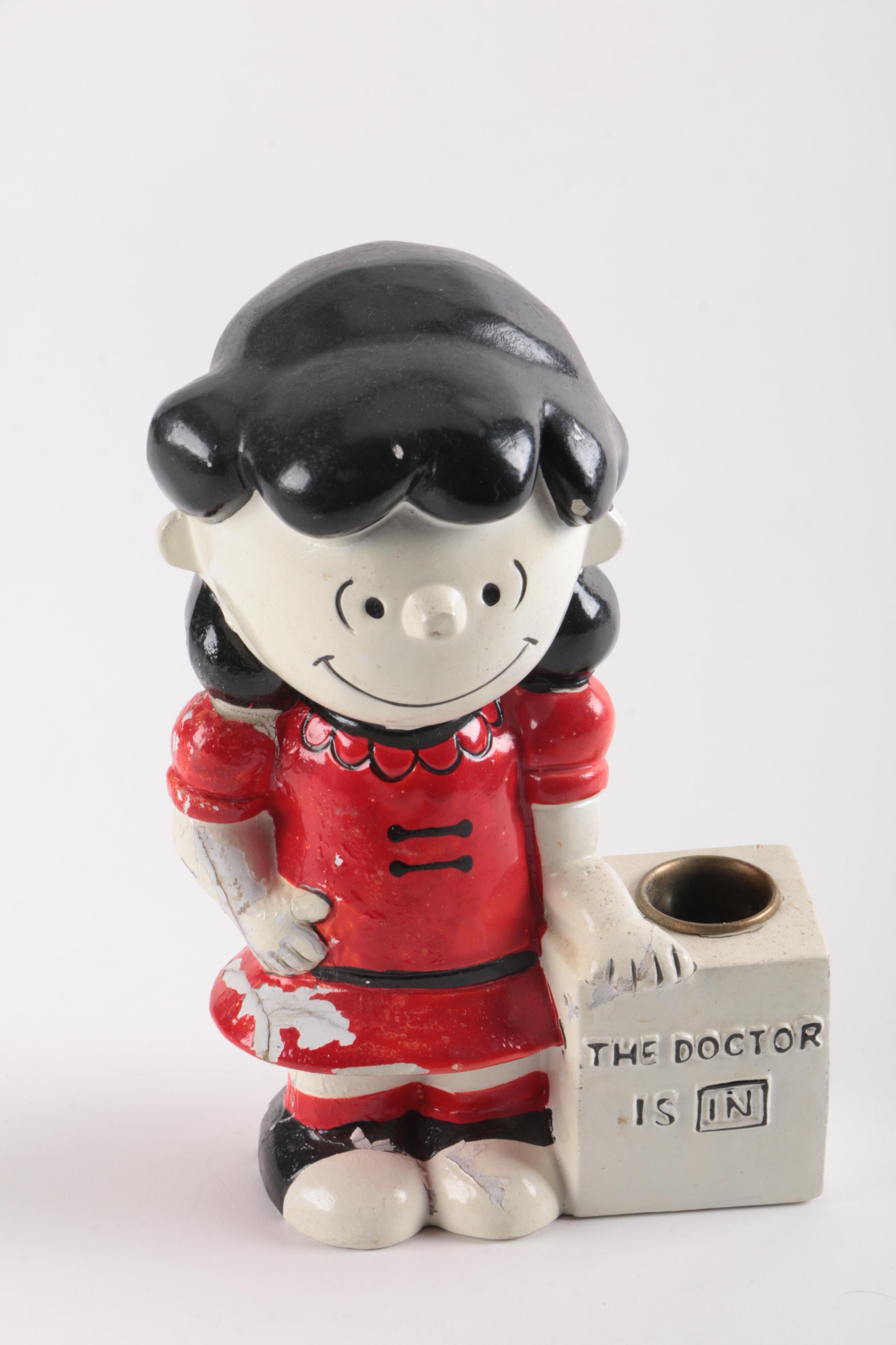 "Peanuts" Merchandise Including 1960s Anchor Hocking Carafes