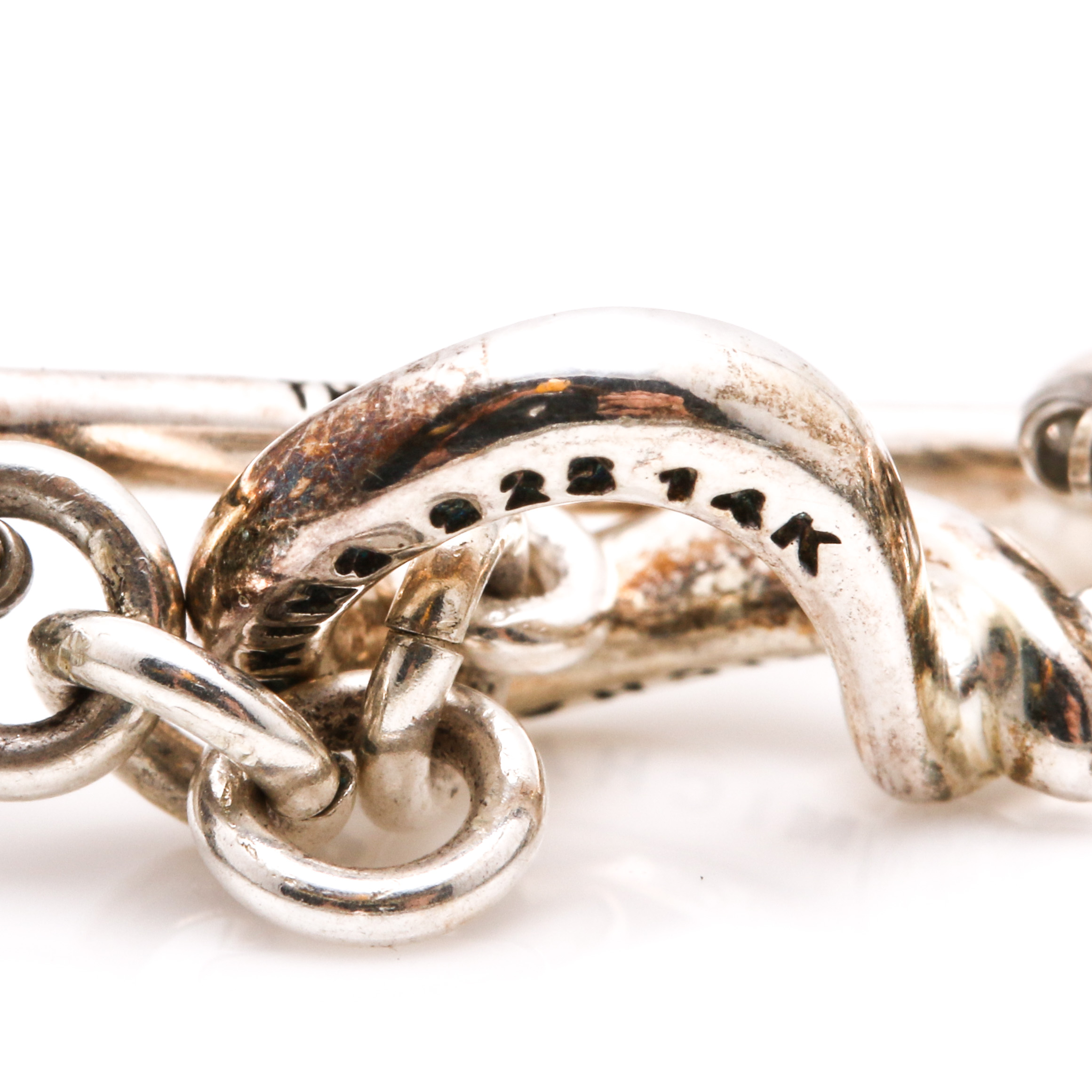 Michael Dawkins Sterling Silver Bracelet With Cultured Pearl