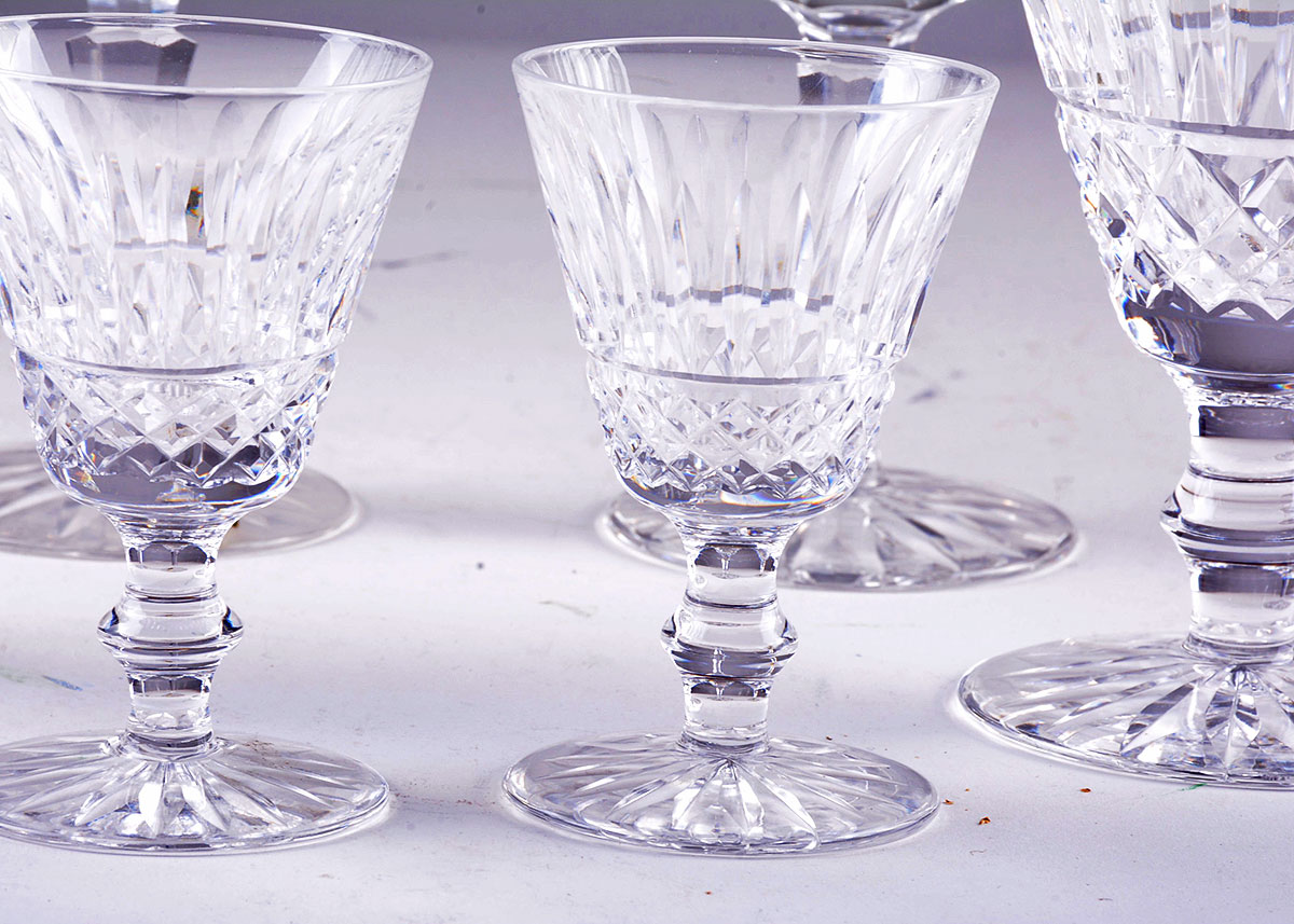 Selection of Waterford Crystal Glasses Including "Tramore"