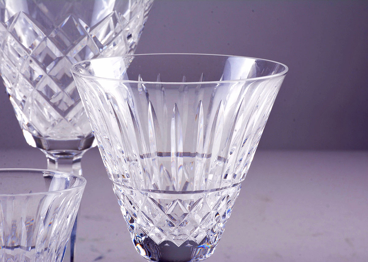 Selection of Waterford Crystal Glasses Including "Tramore"