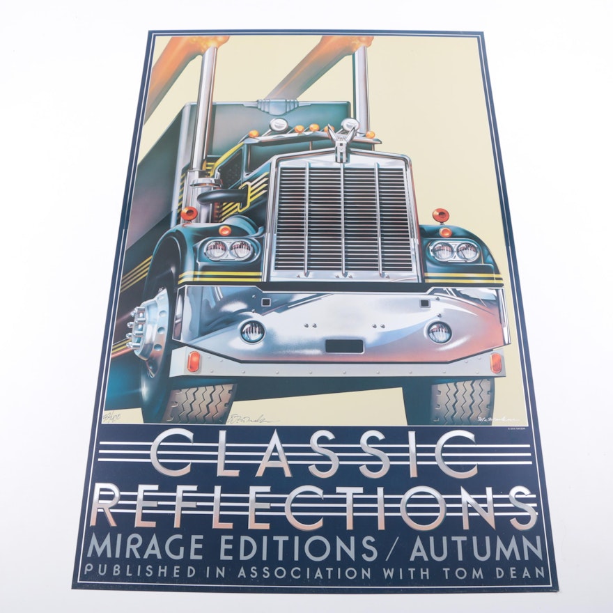 Limited Edition Offset Lithograph Poster "Classic Reflections"