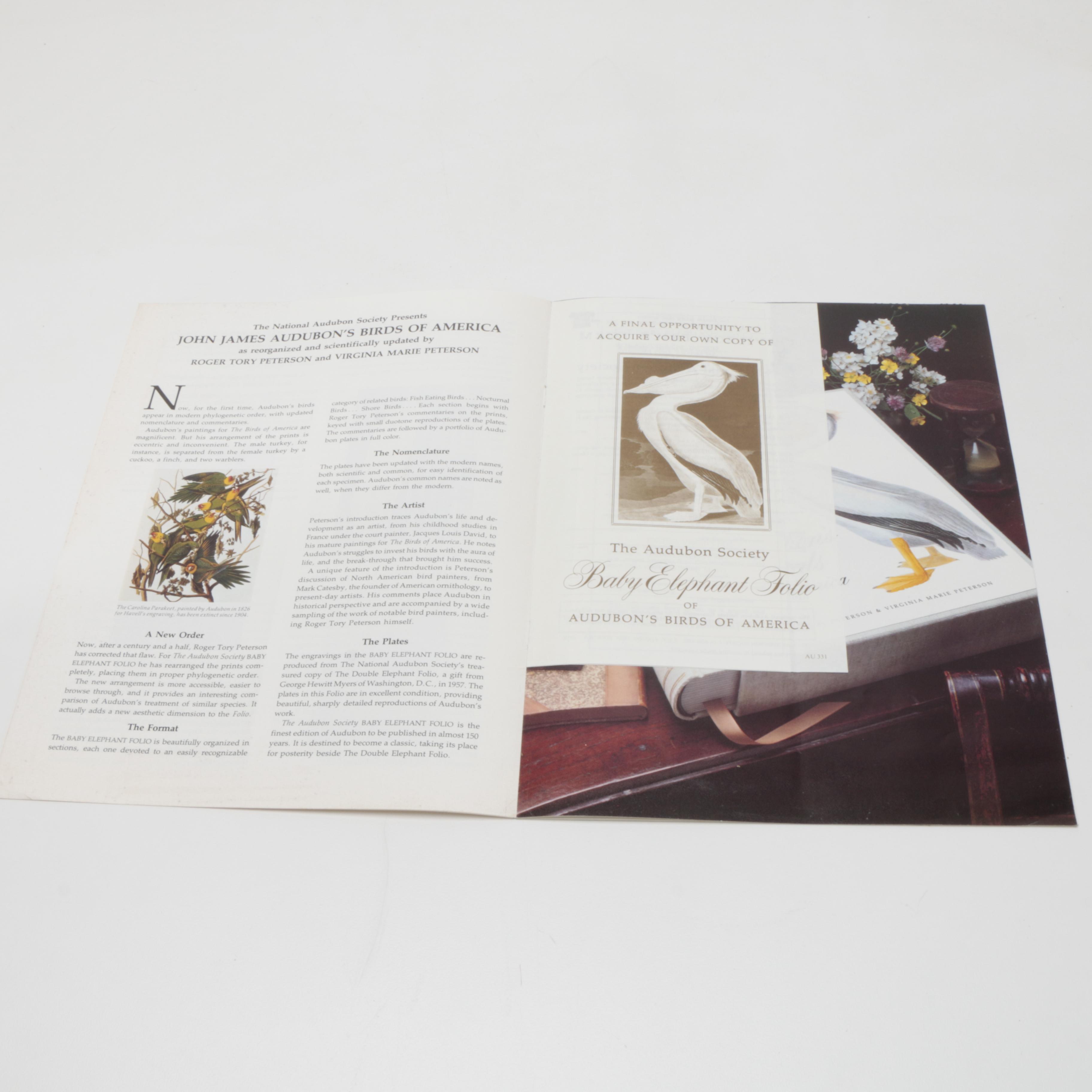 Roger and Virginia Peterson Limited Edition "John James Audubon's Birds of American"