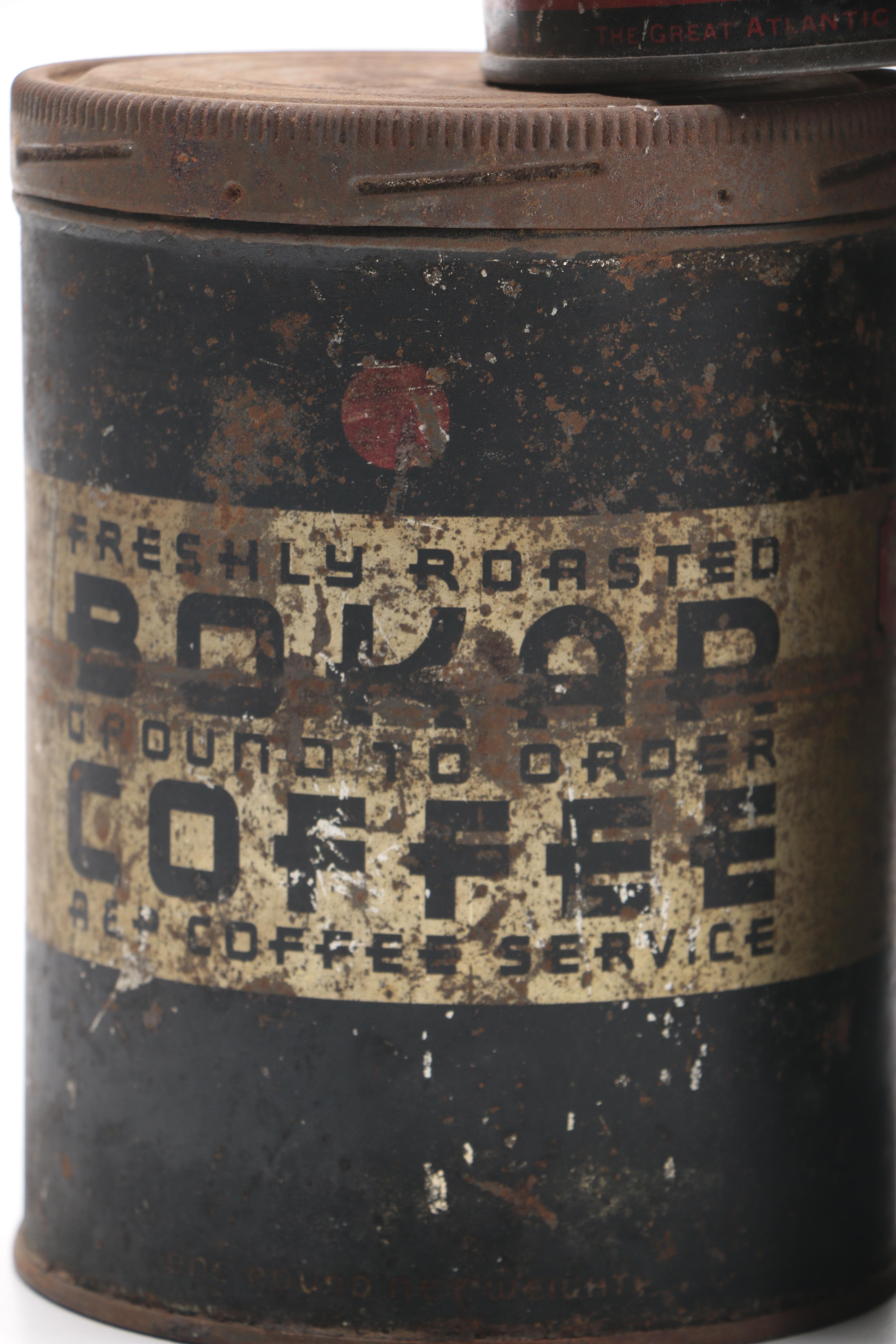 Vintage Cans and Containers for Spices and Dry Goods