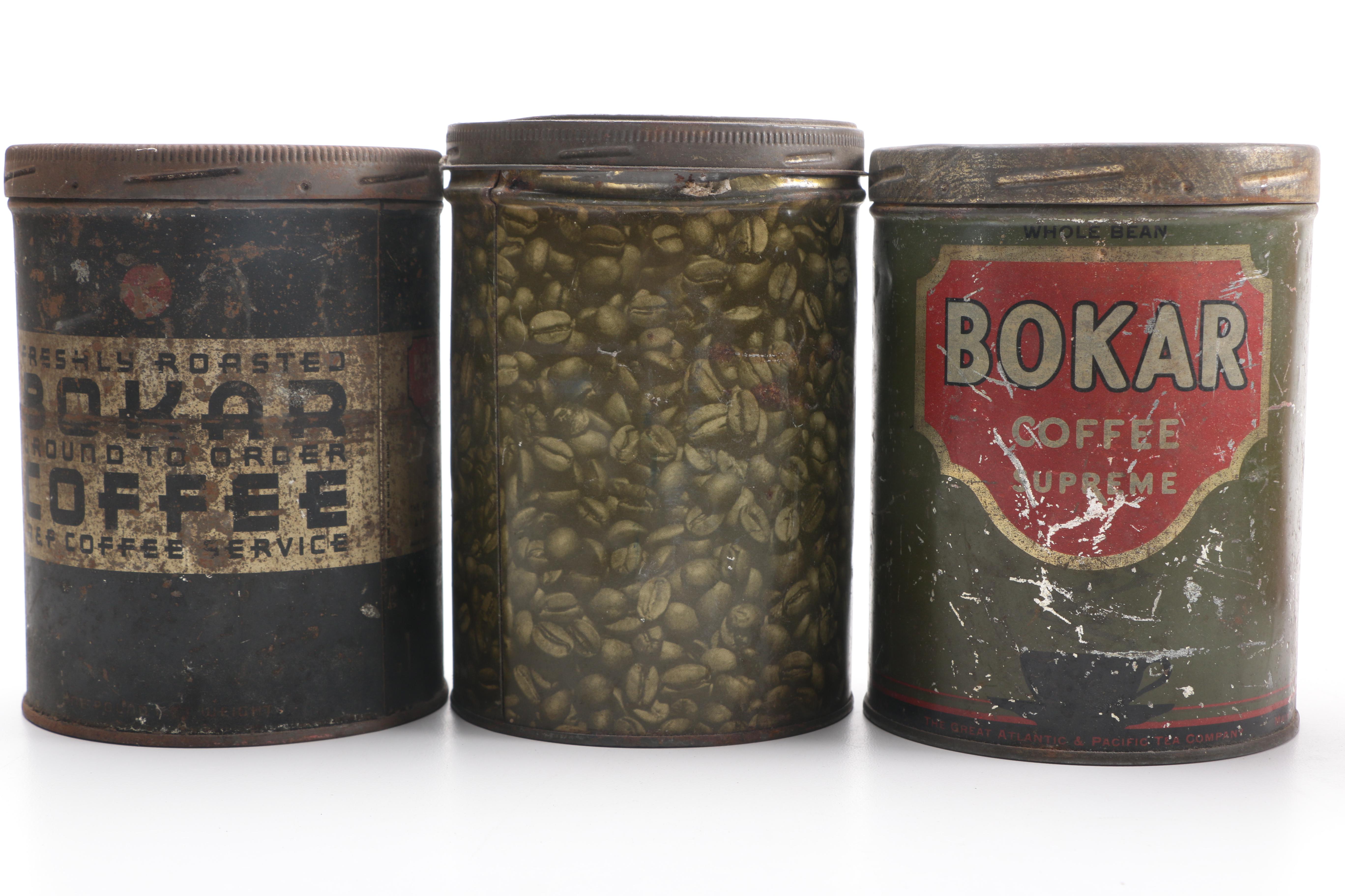 Vintage Cans and Containers for Spices and Dry Goods