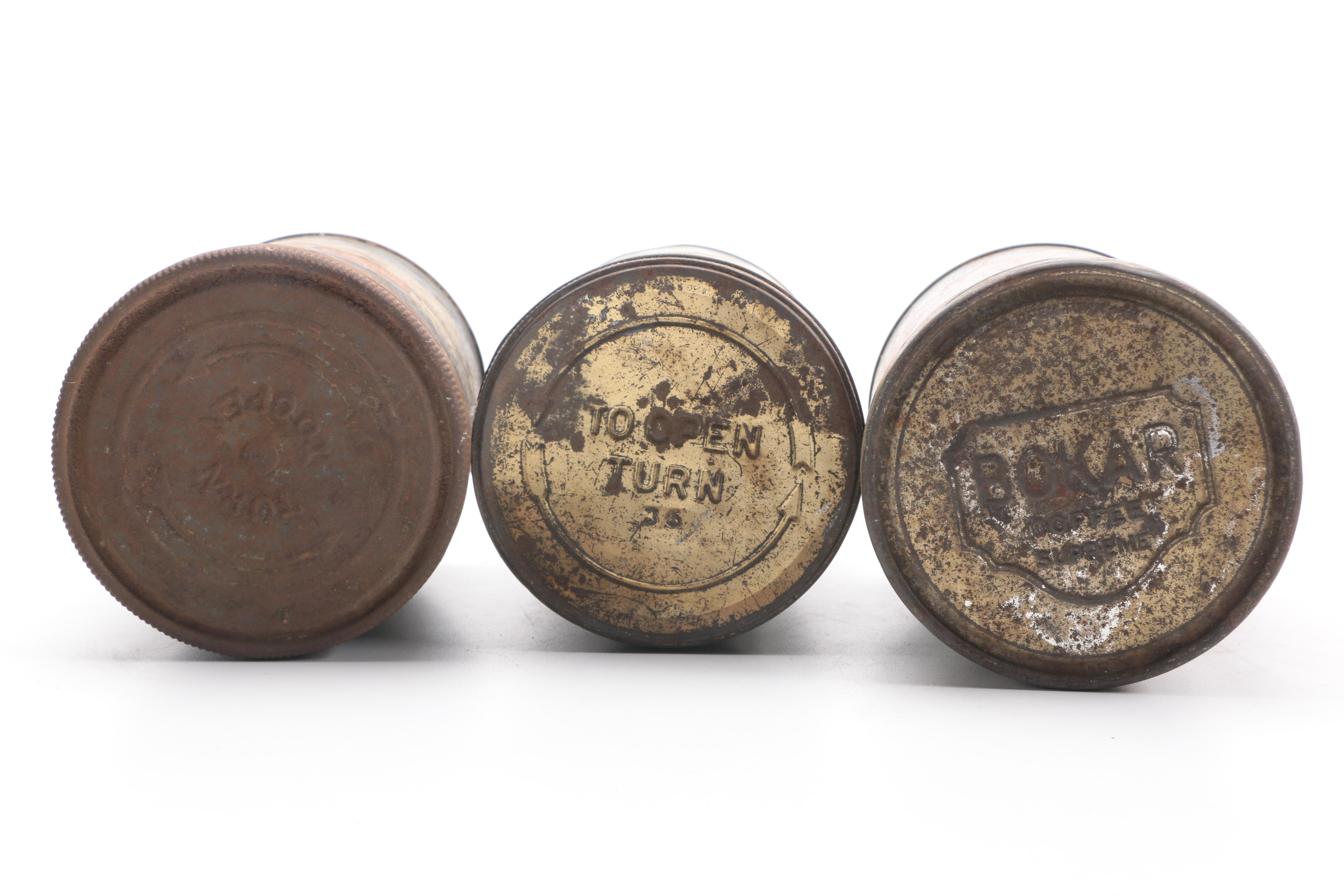 Vintage Cans and Containers for Spices and Dry Goods