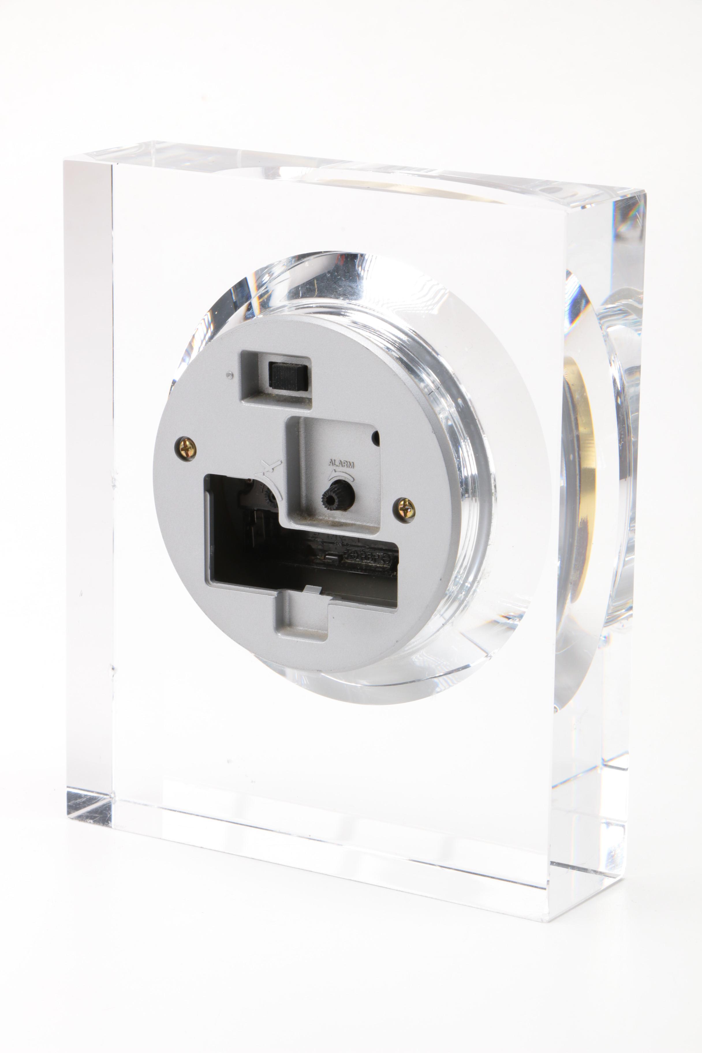 Hoya Crystal Mantel Clock