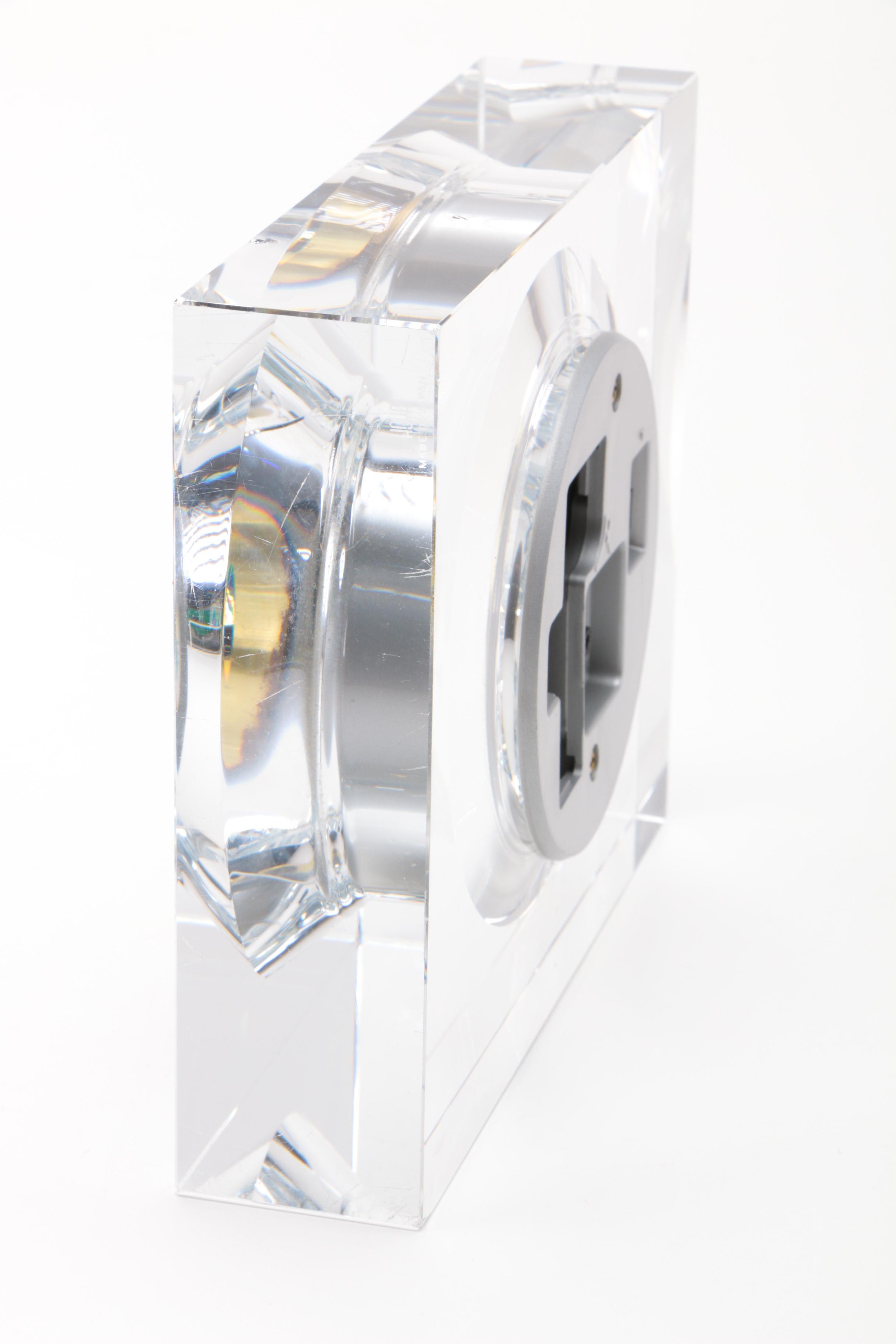 Hoya Crystal Mantel Clock