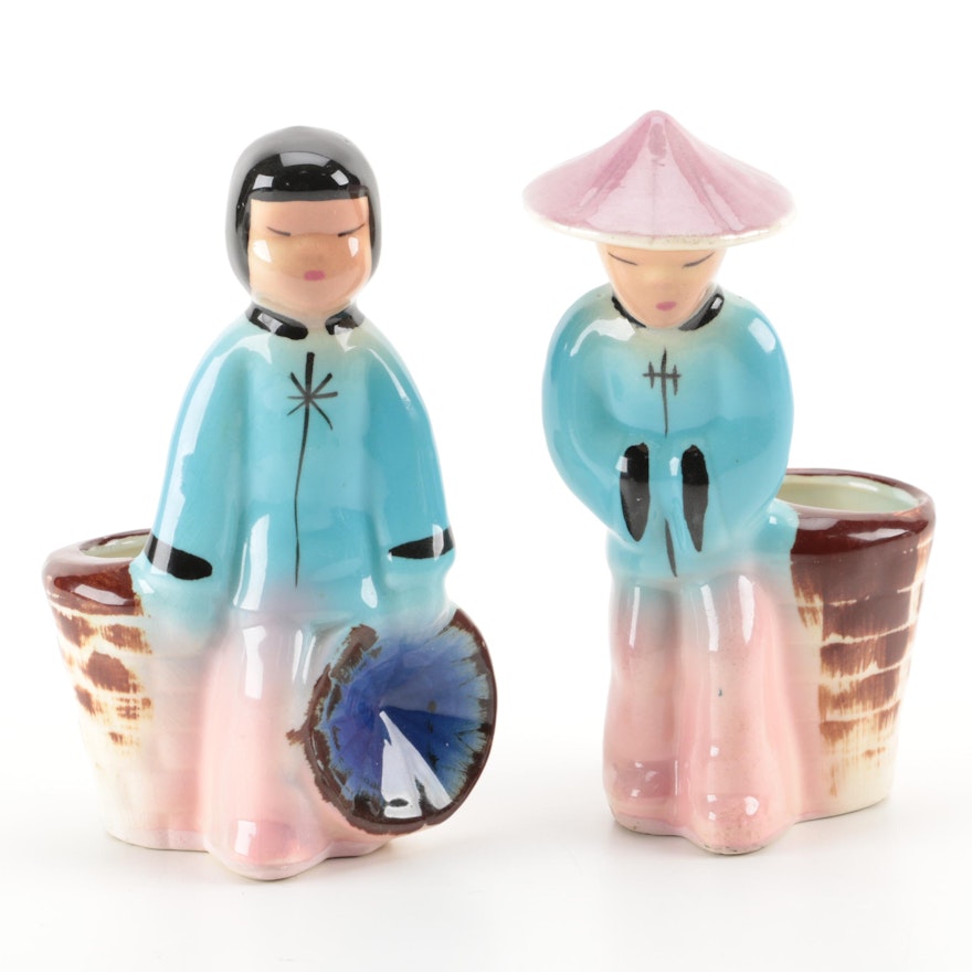 Chinese Inspired Figural Toothpick Holders