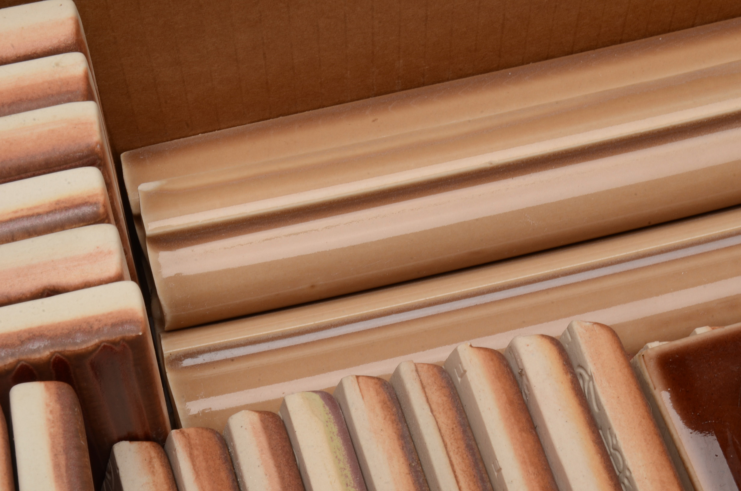 Collection of Rookwood Pottery Architectural Tiles and Moldings