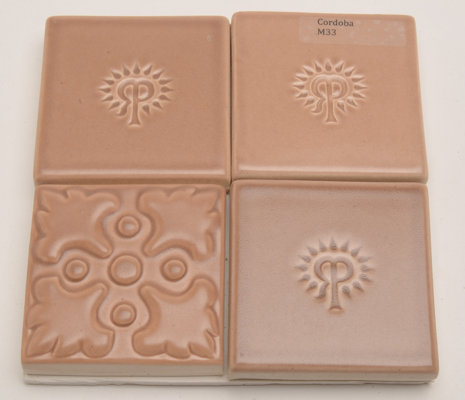 Group of Rookwood Pottery Faience Tile in Natural Shades of Tan