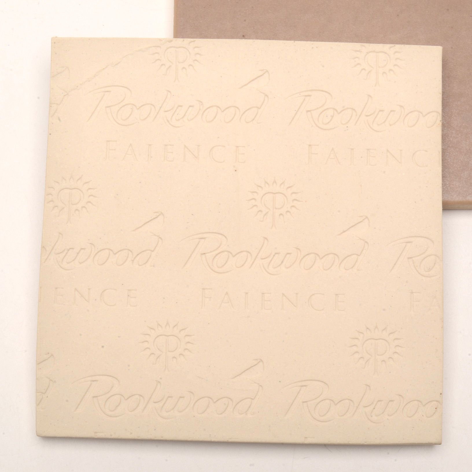 Group of Rookwood Pottery Faience Tile in Natural Shades of Tan