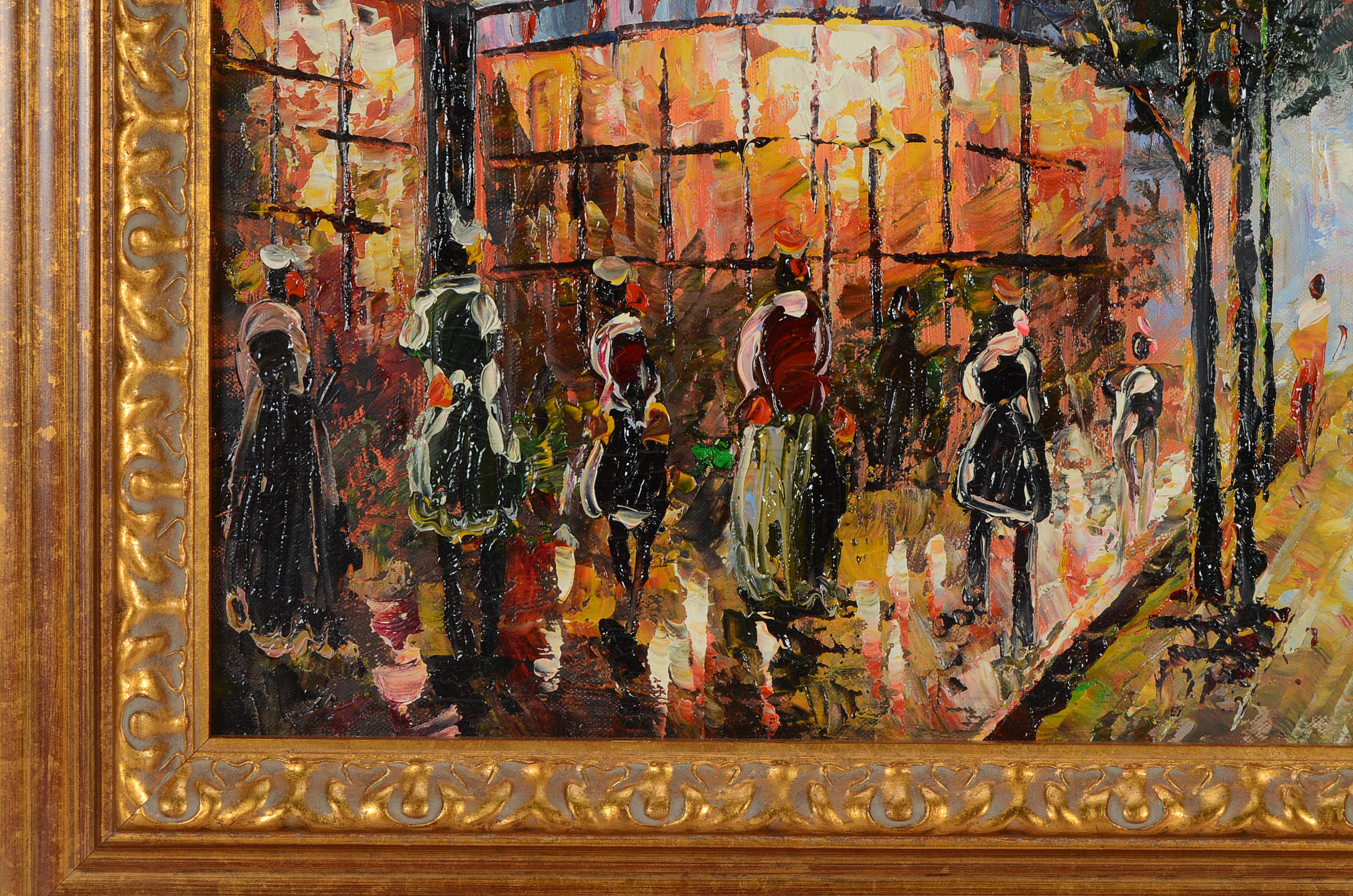 Parisian Oil on Canvas