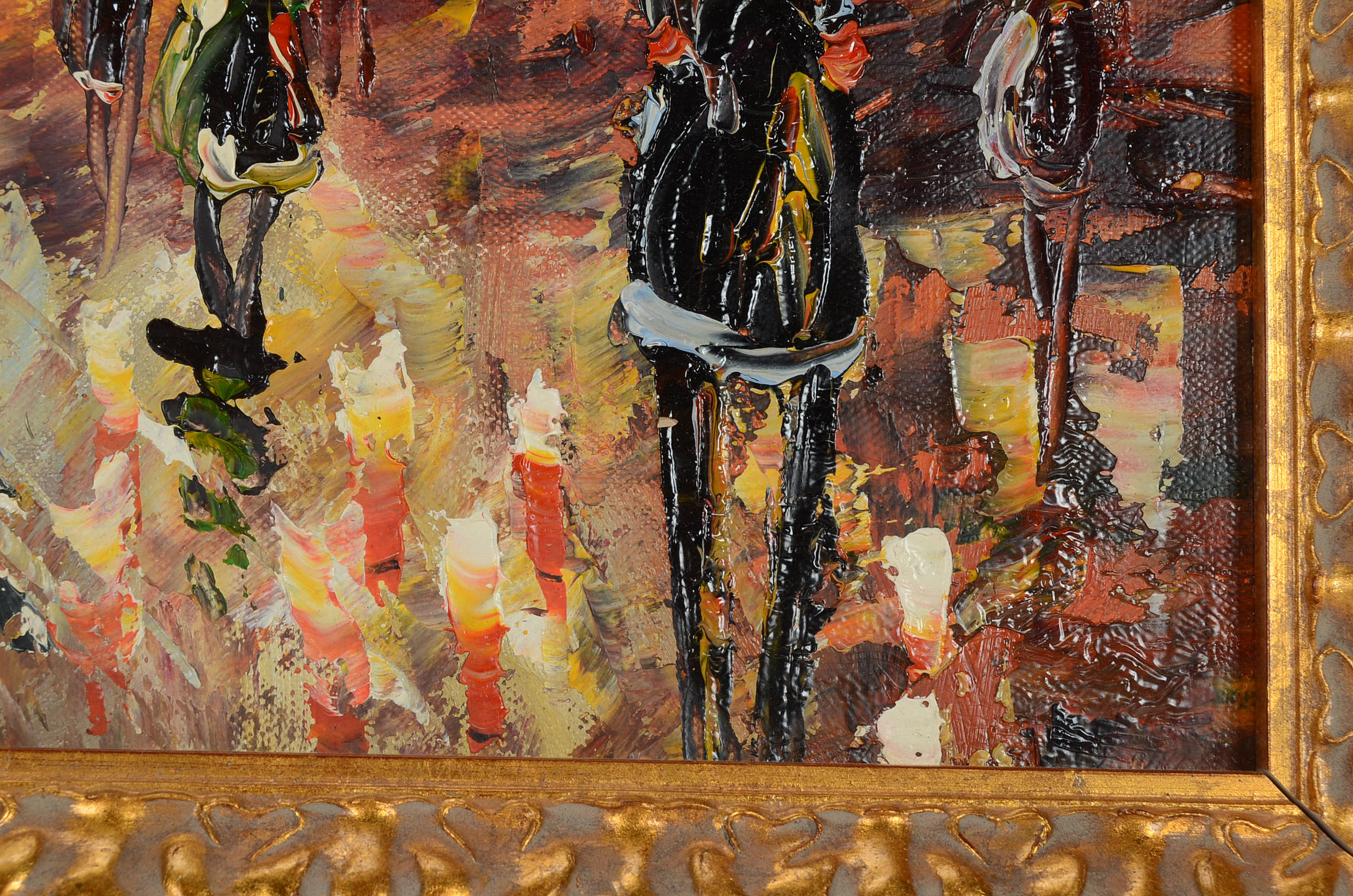 Parisian Oil on Canvas