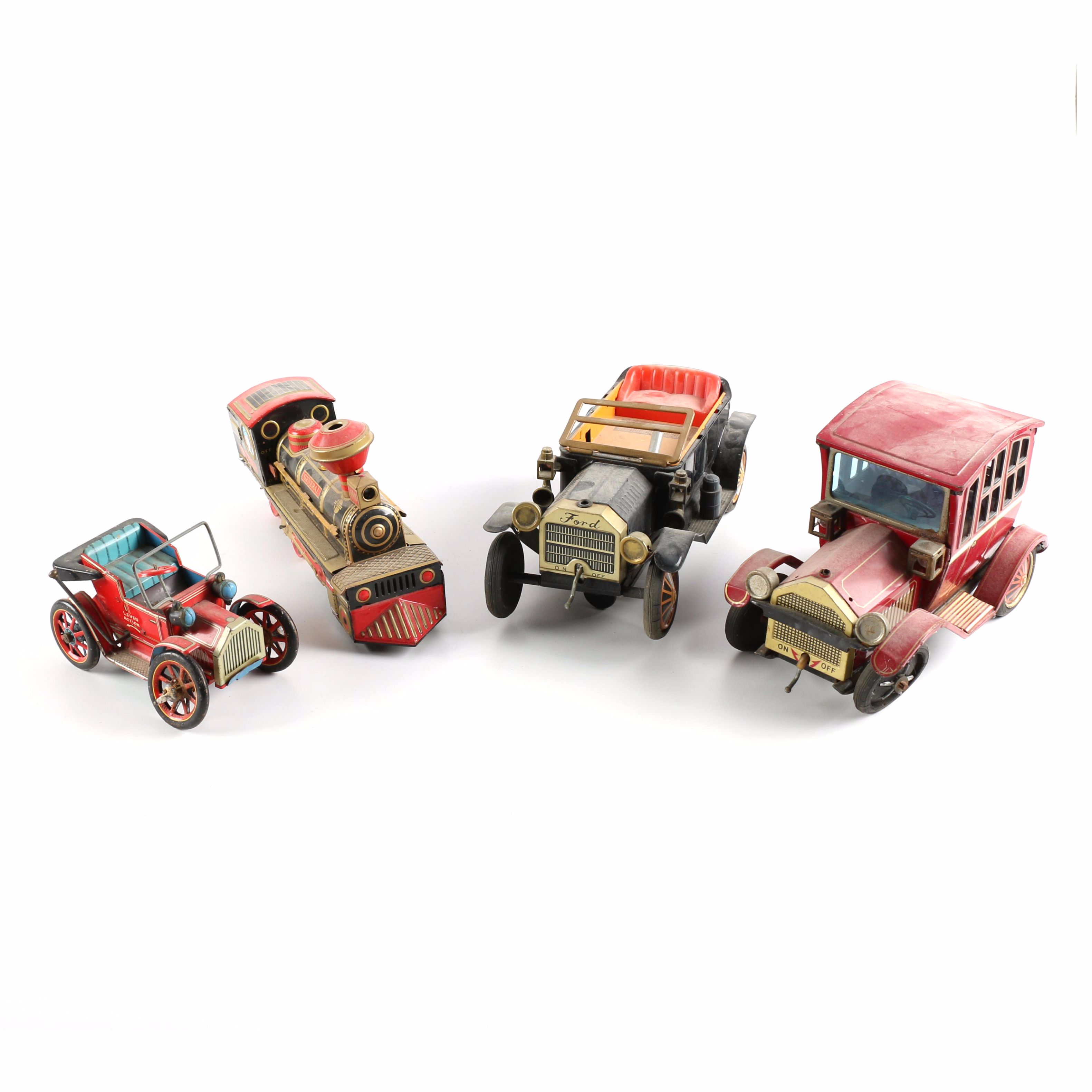Vintage Metal Movable Vehicle Toys