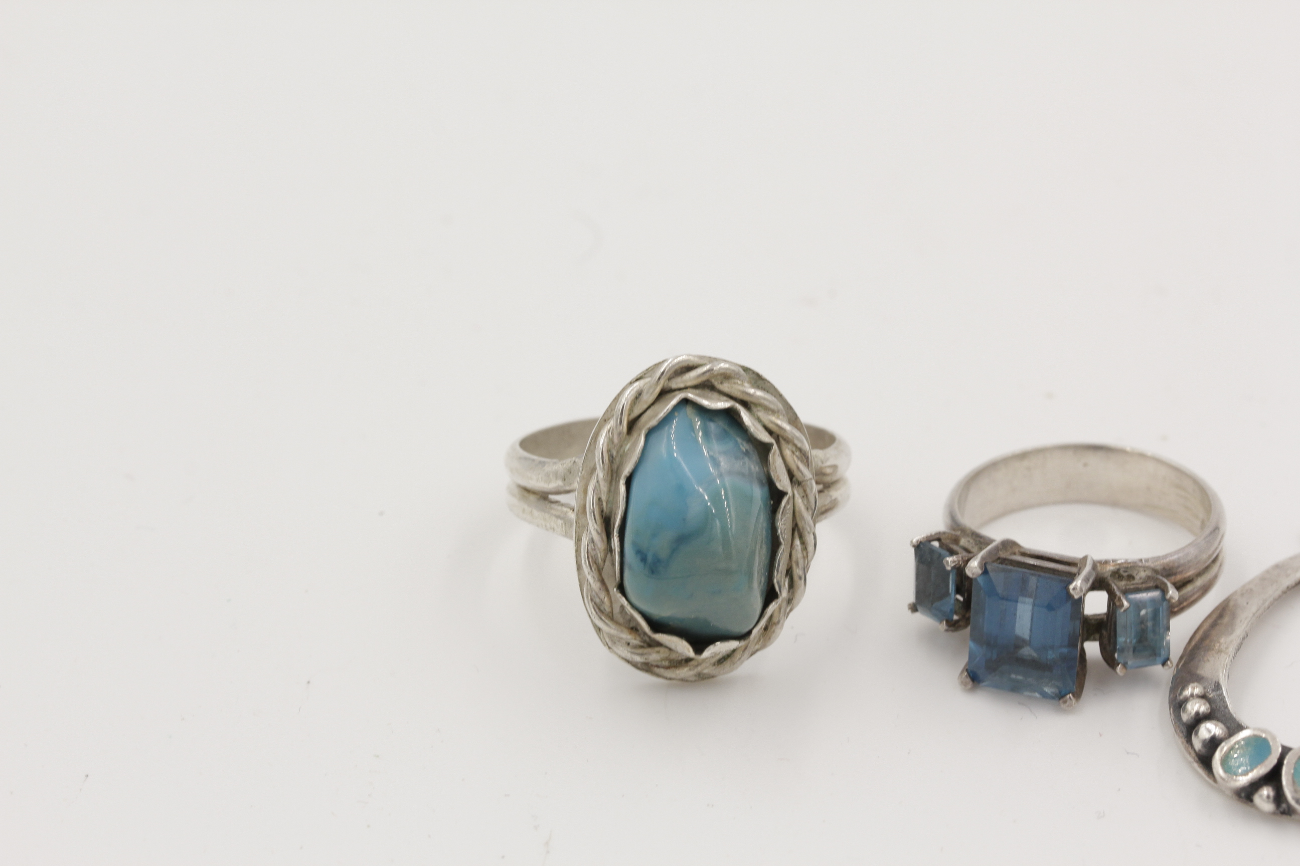 Sterling Silver Blue Gemstone Jewelry