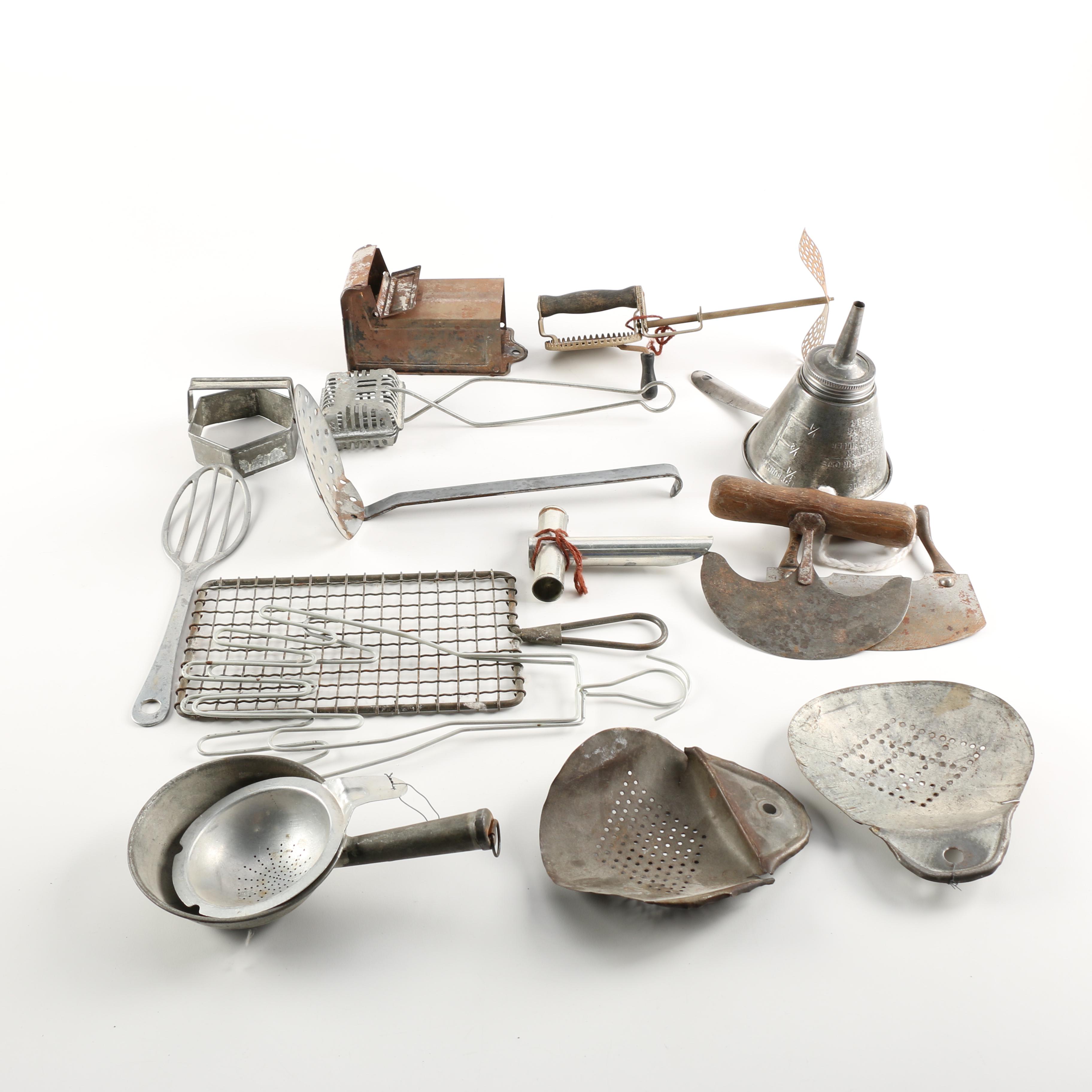 Vintage Metal Kitchenalia