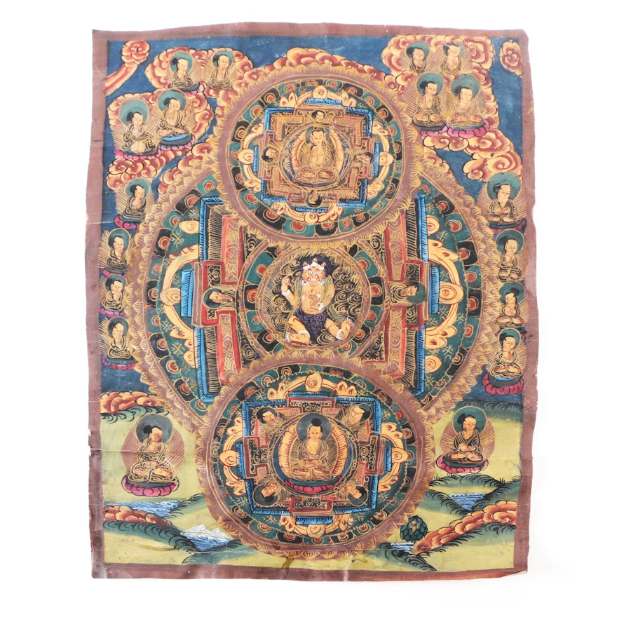 Tibetan Thangka Mandala