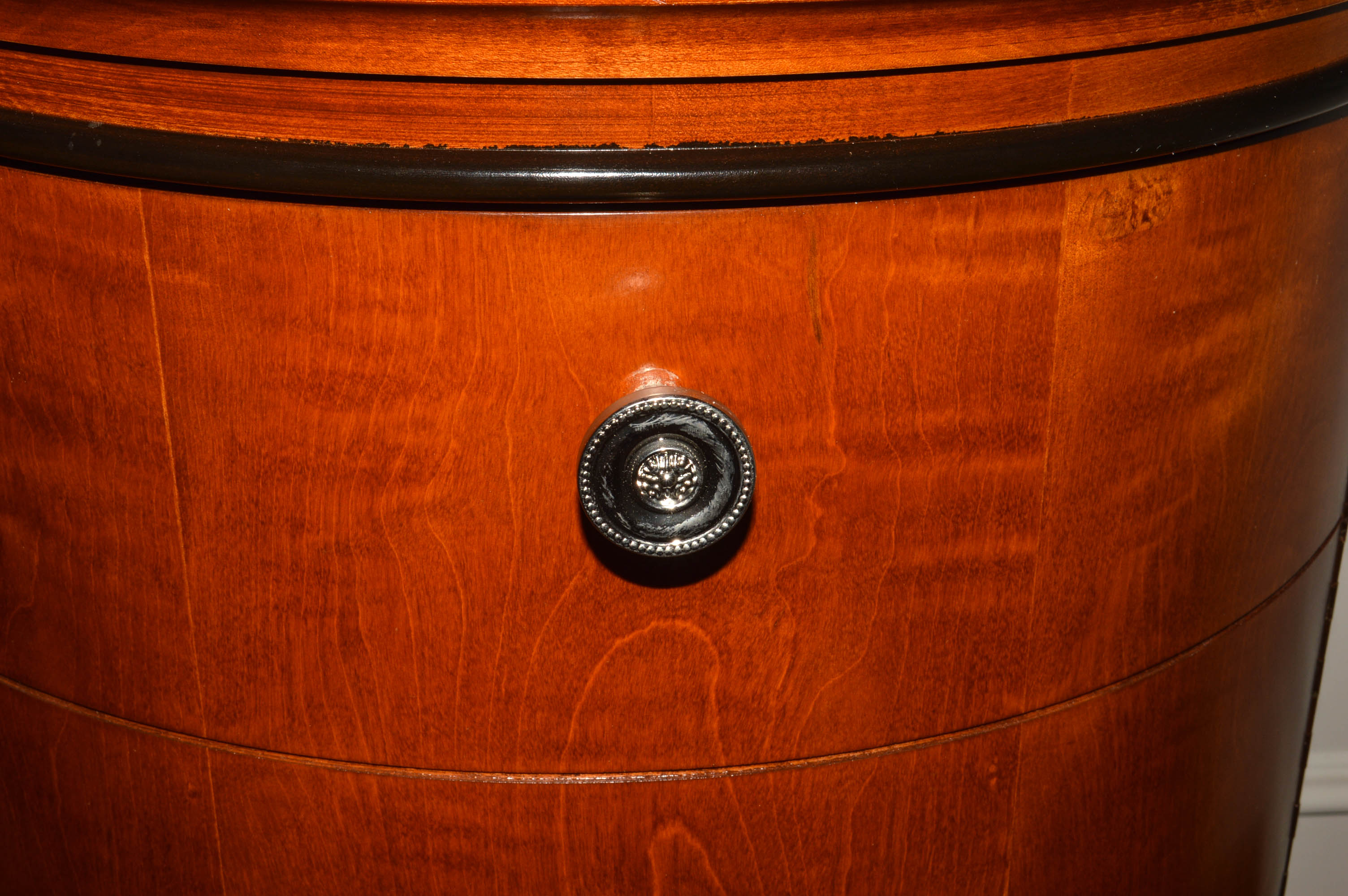 National Mt. Airy Furniture Co. Biederman Style Walnut Server With Granite Top