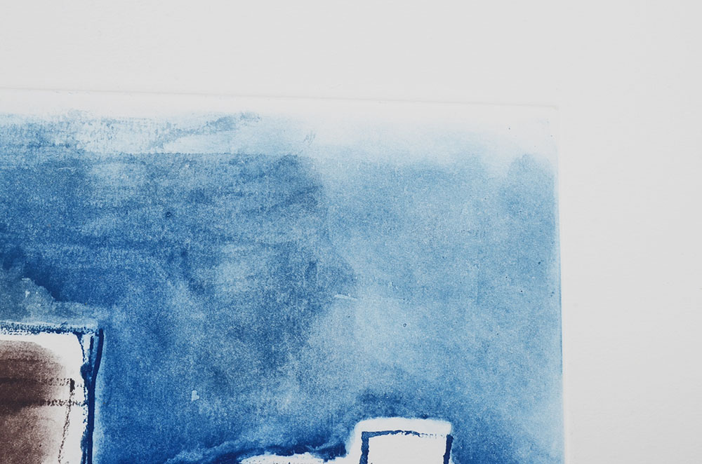 Anne Poor Signed Limited Edition Etching "Fragments of the Sanctuary - Delos"