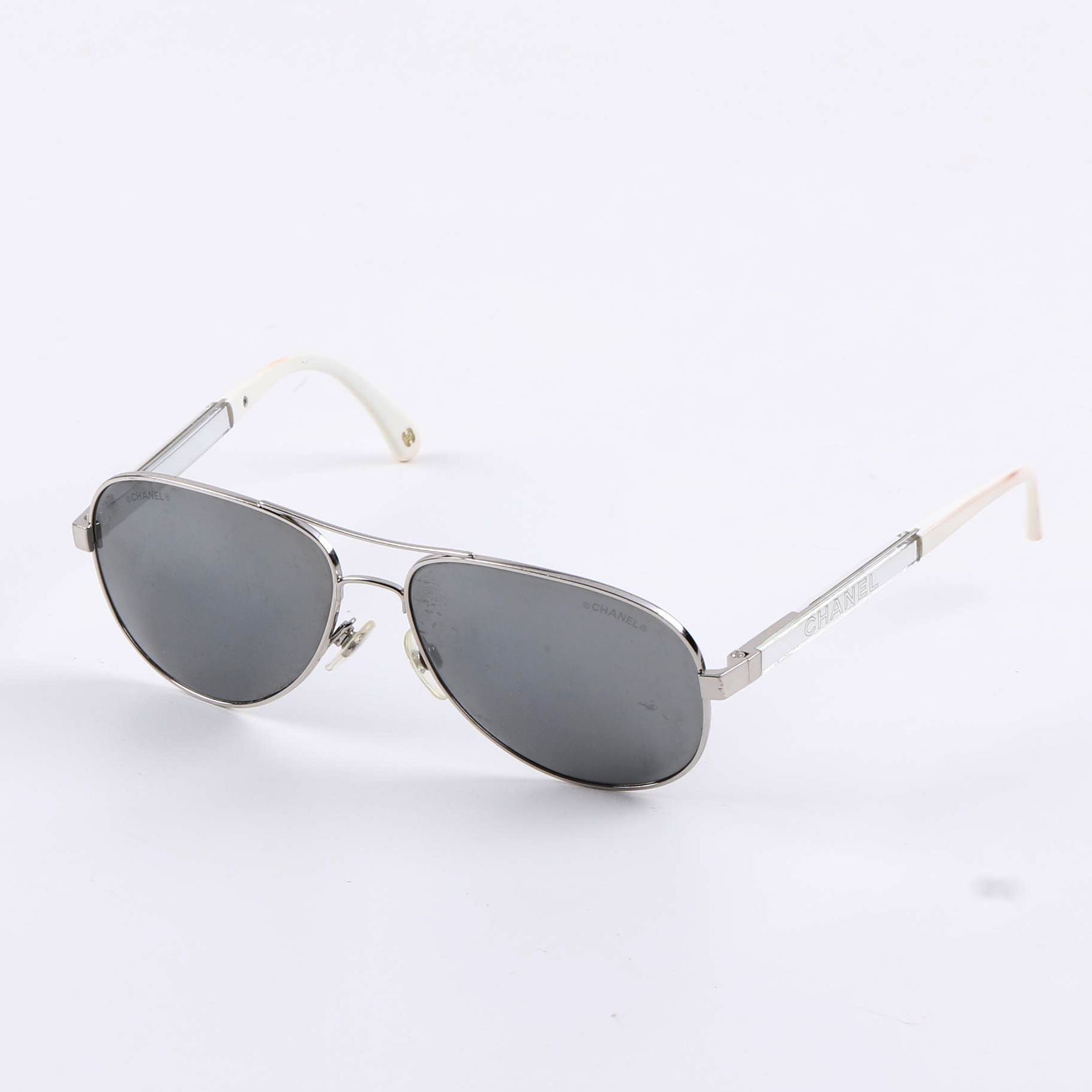 Chanel Mirrored Aviator Sunglasses