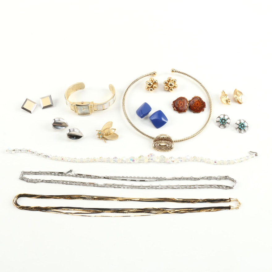 Costume Jewelry Including Judith Green and Lisner