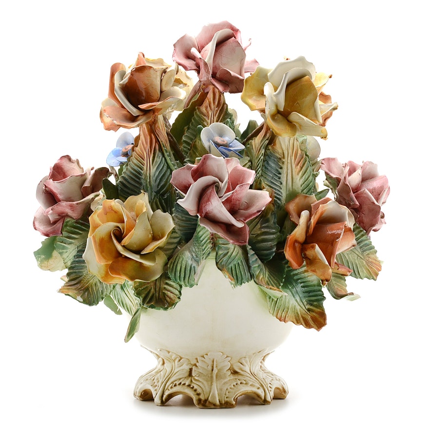 Capodimonte Floral Centerpiece
