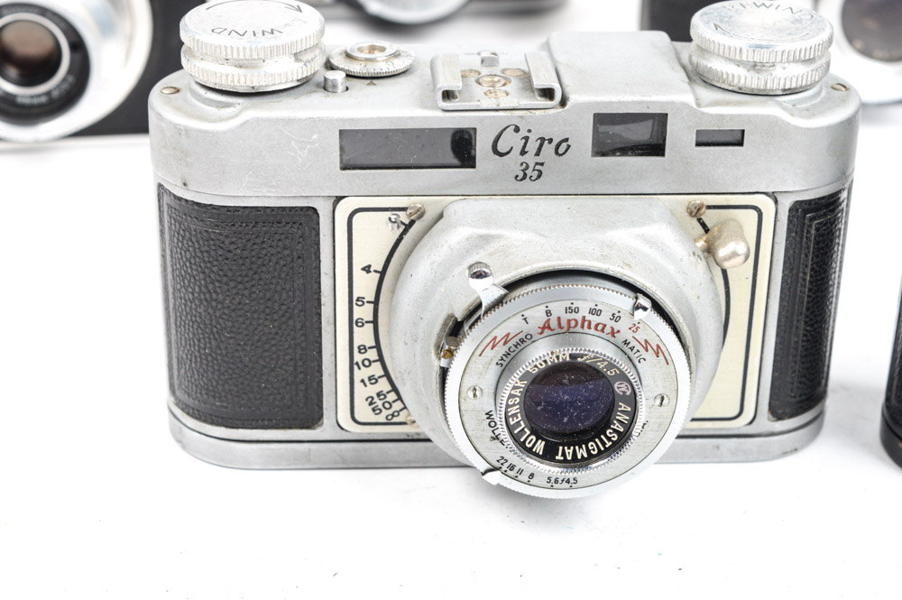 Vintage Kodak and Graflex Ciro 35mm Camera Collection