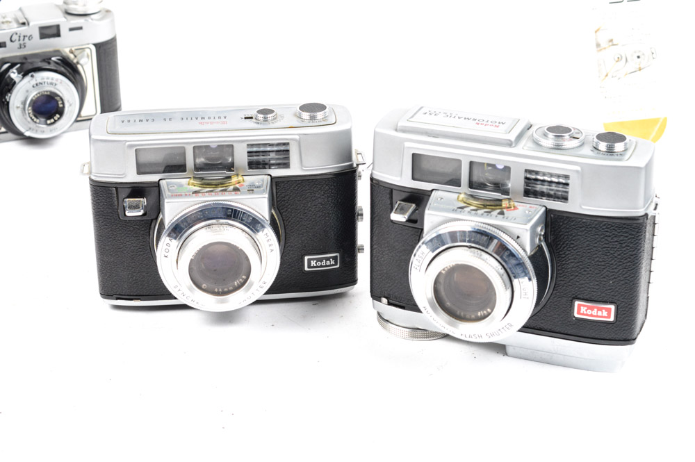 Vintage Kodak and Graflex Ciro 35mm Camera Collection