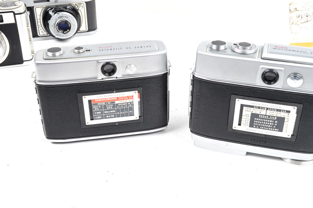 Vintage Kodak and Graflex Ciro 35mm Camera Collection