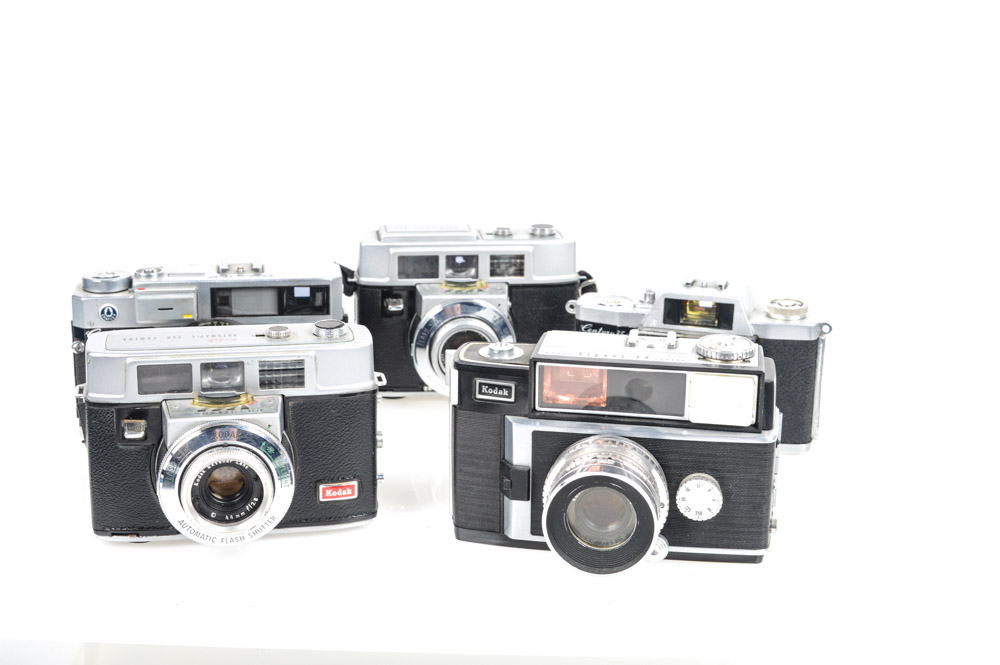 Vintage Kodak and Graflex Ciro 35mm Camera Collection