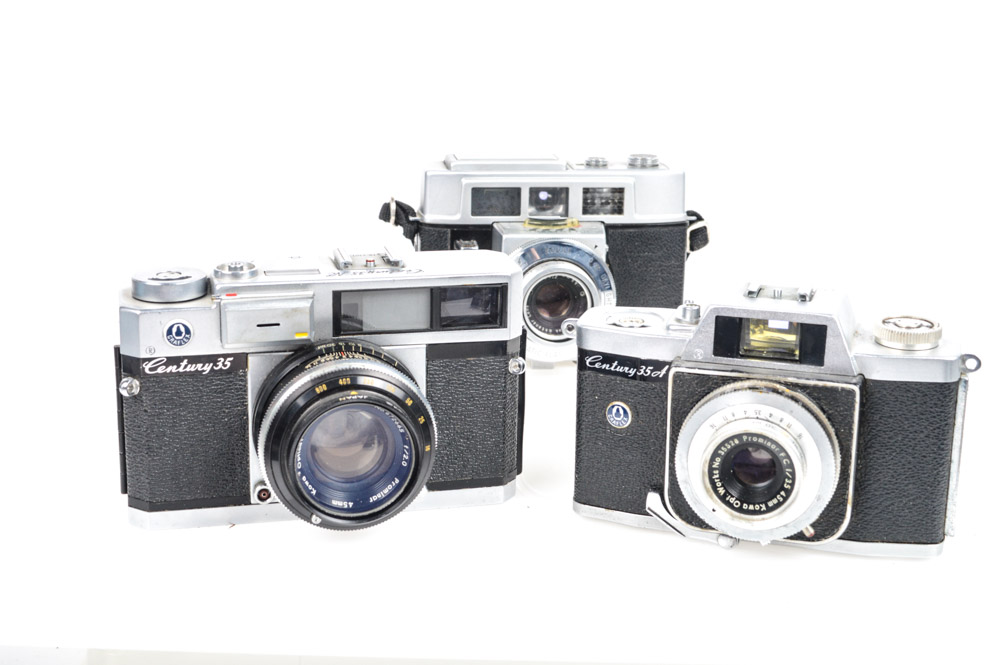 Vintage Kodak and Graflex Ciro 35mm Camera Collection