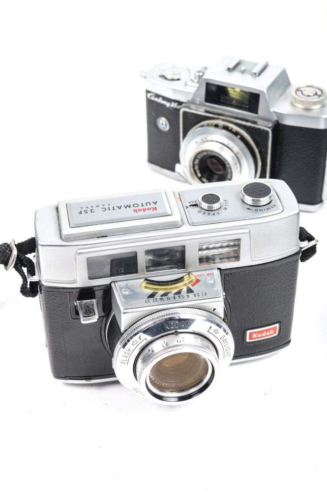 Vintage Kodak and Graflex Ciro 35mm Camera Collection