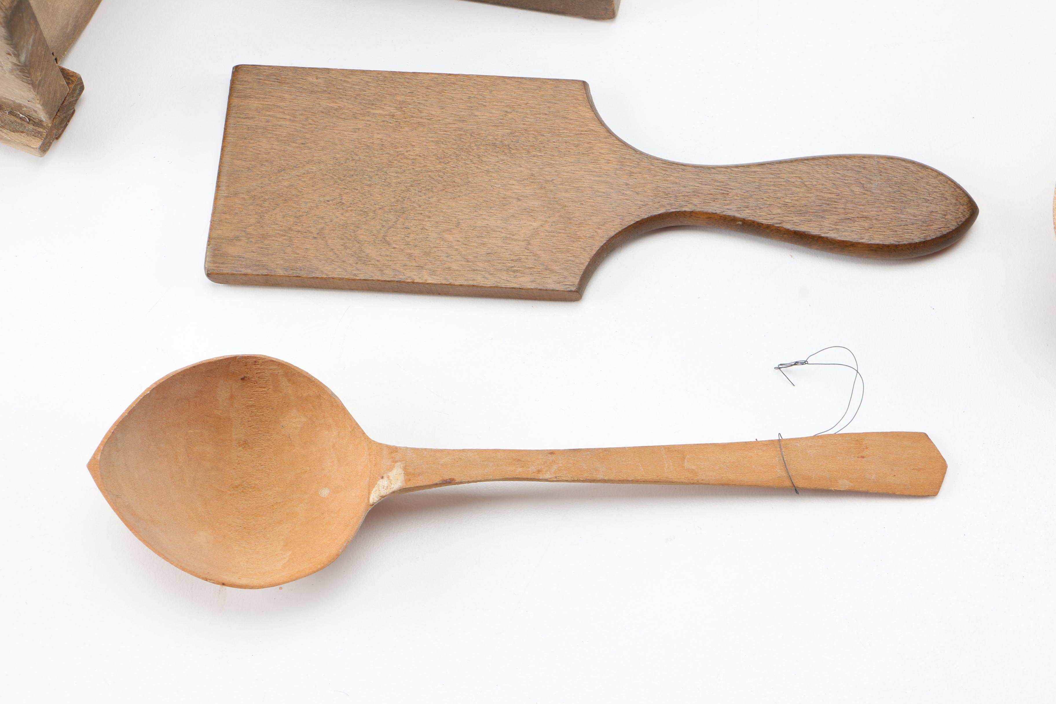 Vintage Wooden Decorative Tools