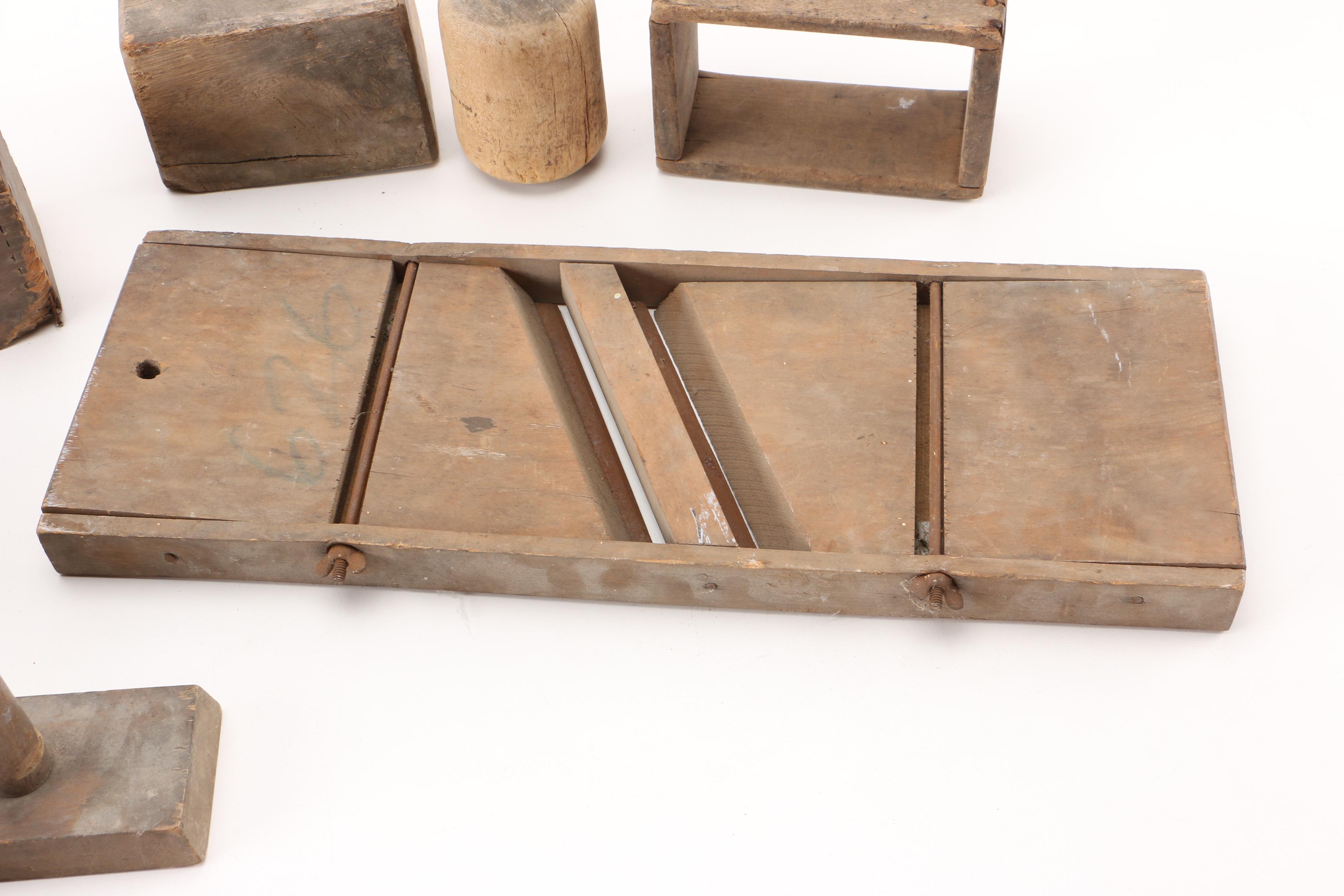 Vintage Wooden Decorative Tools