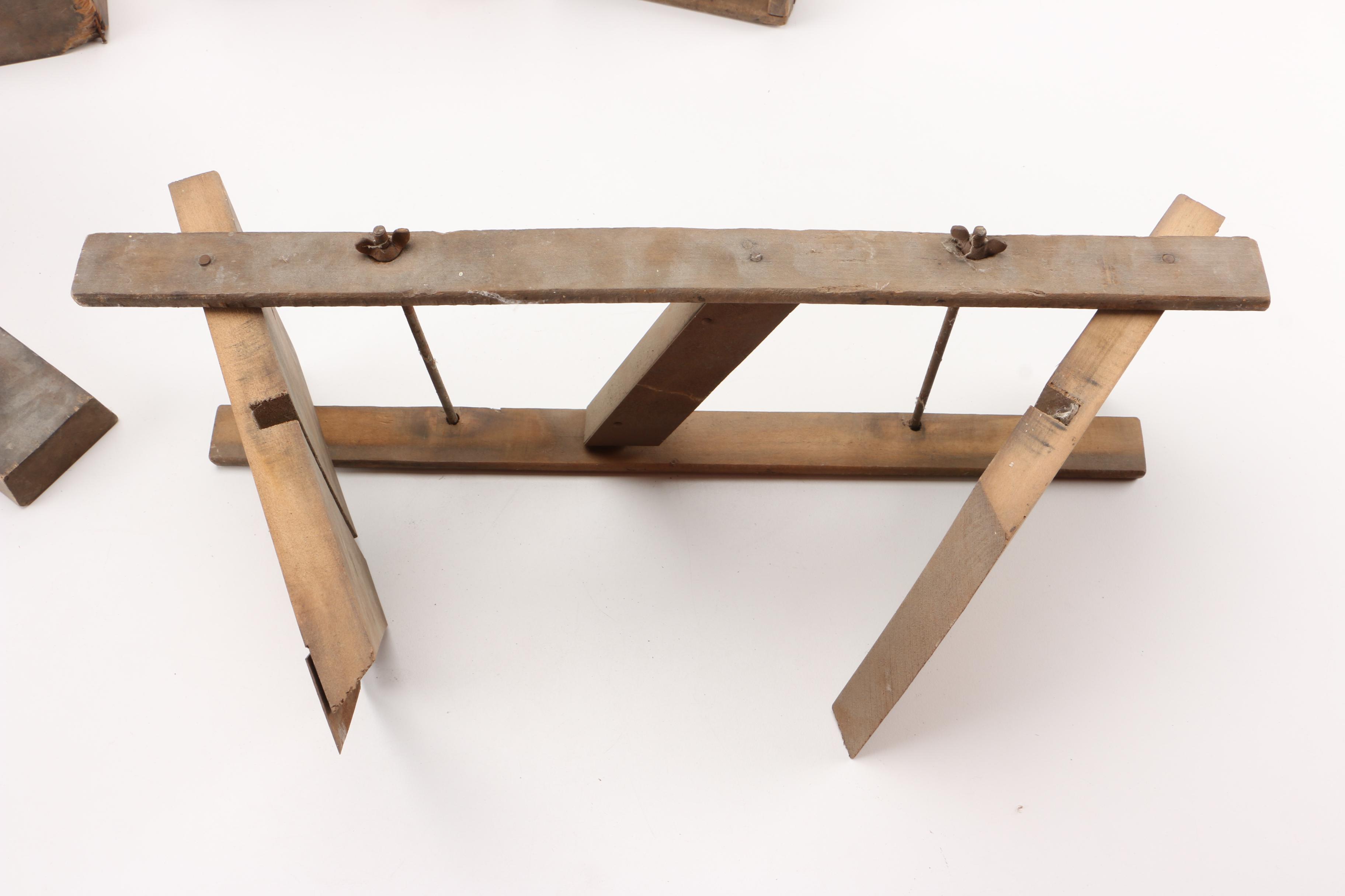 Vintage Wooden Decorative Tools