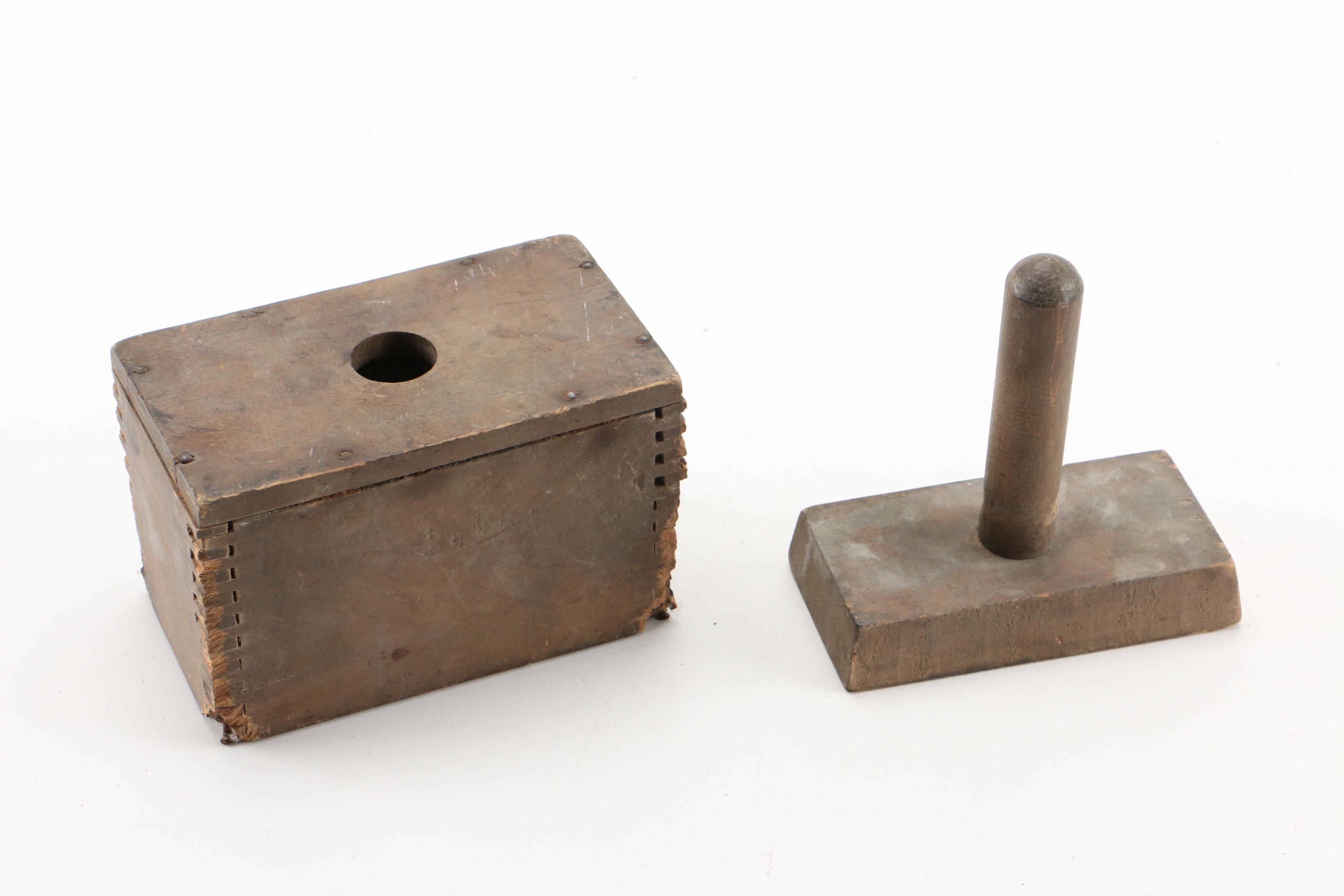 Vintage Wooden Decorative Tools