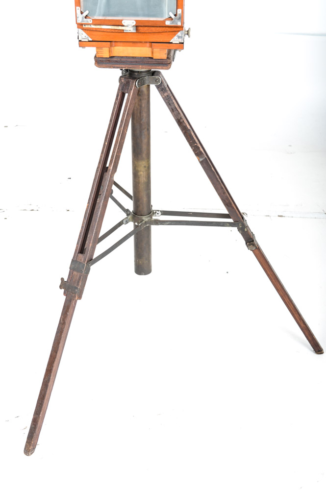Antique E. & H. T. Anthony & Co. Studio View Camera with Brass Darlot Lens