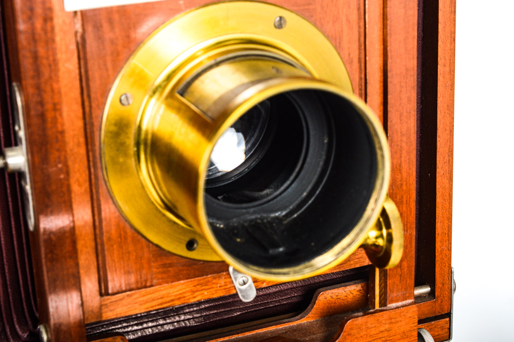 Antique E. & H. T. Anthony & Co. Studio View Camera with Brass Darlot Lens