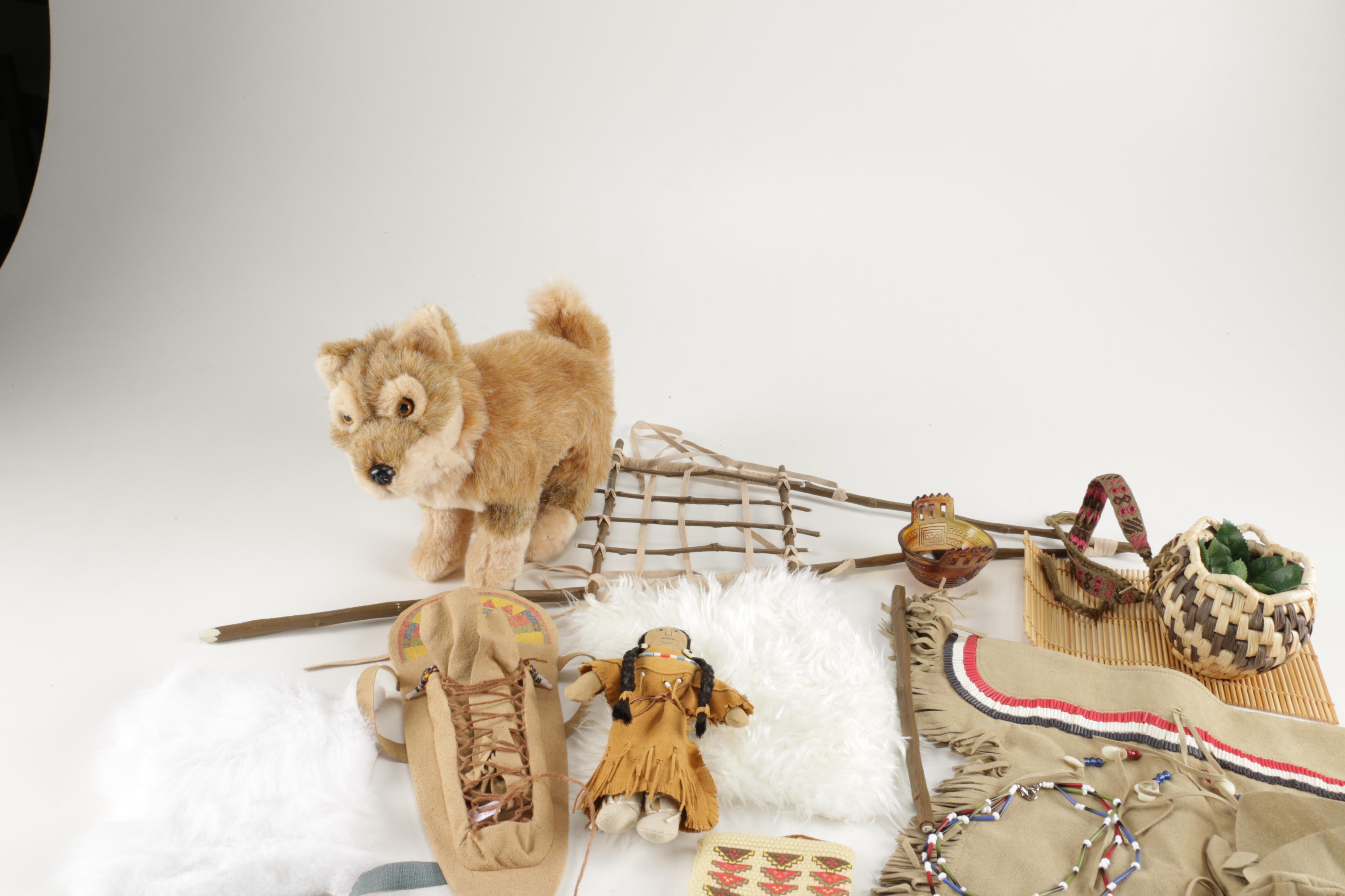 American Girl "Kaya" Winter Accessories, "Tatlo", Travois and More