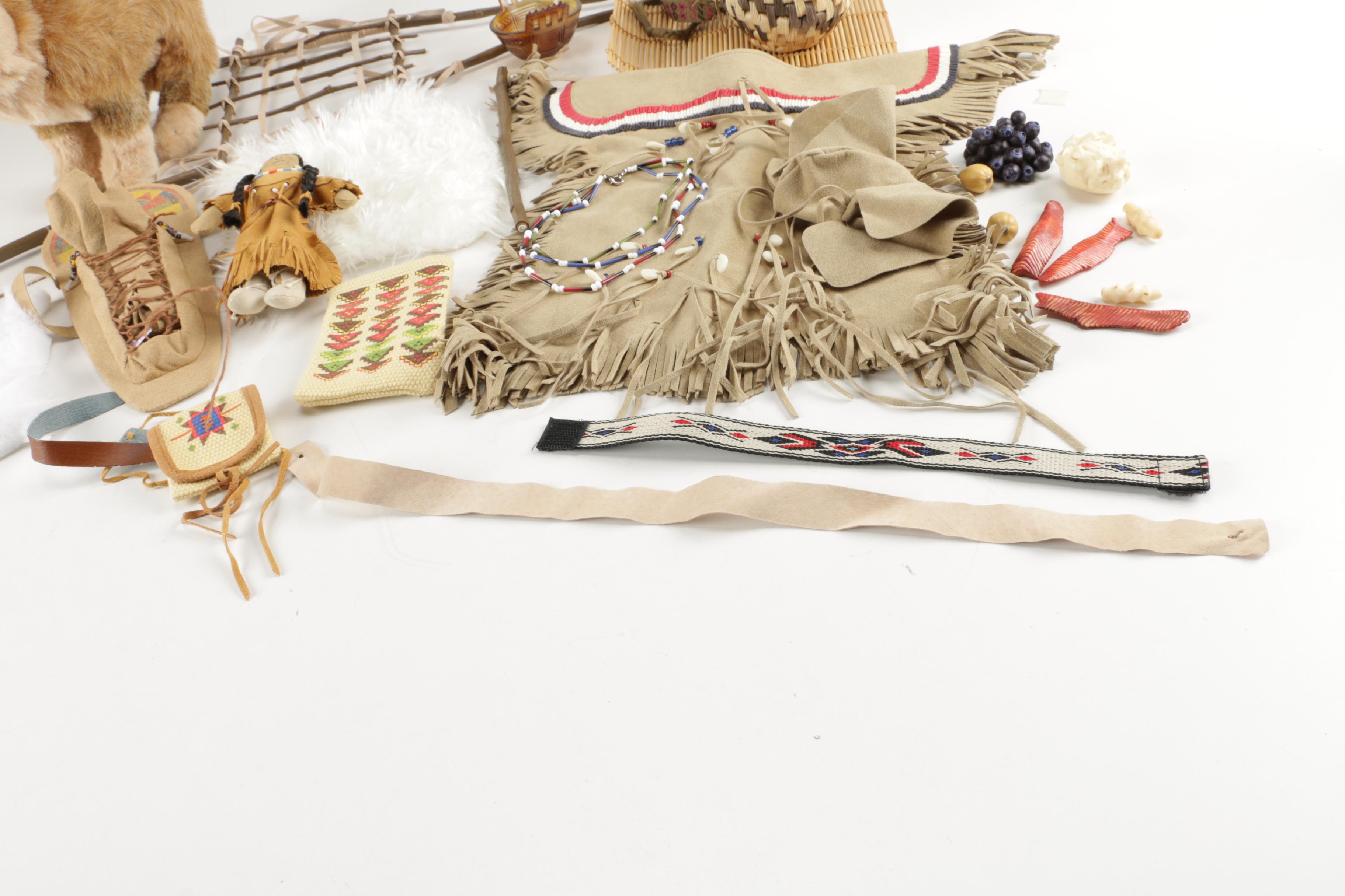 American Girl "Kaya" Winter Accessories, "Tatlo", Travois and More