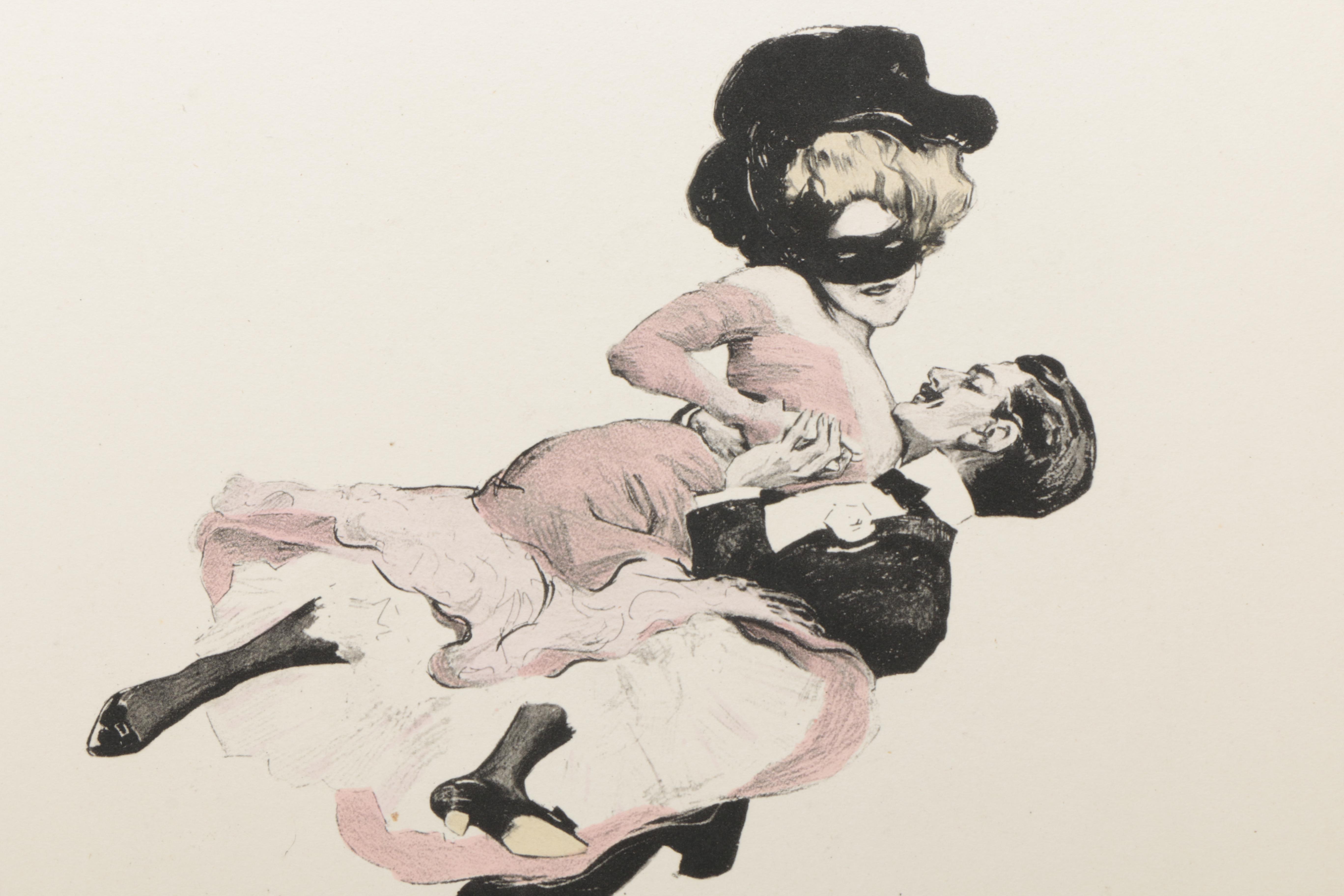 Hand-Colored Copperplate Engravings After Ferdinand von Řezníček's "Sechs Tanzbilder"