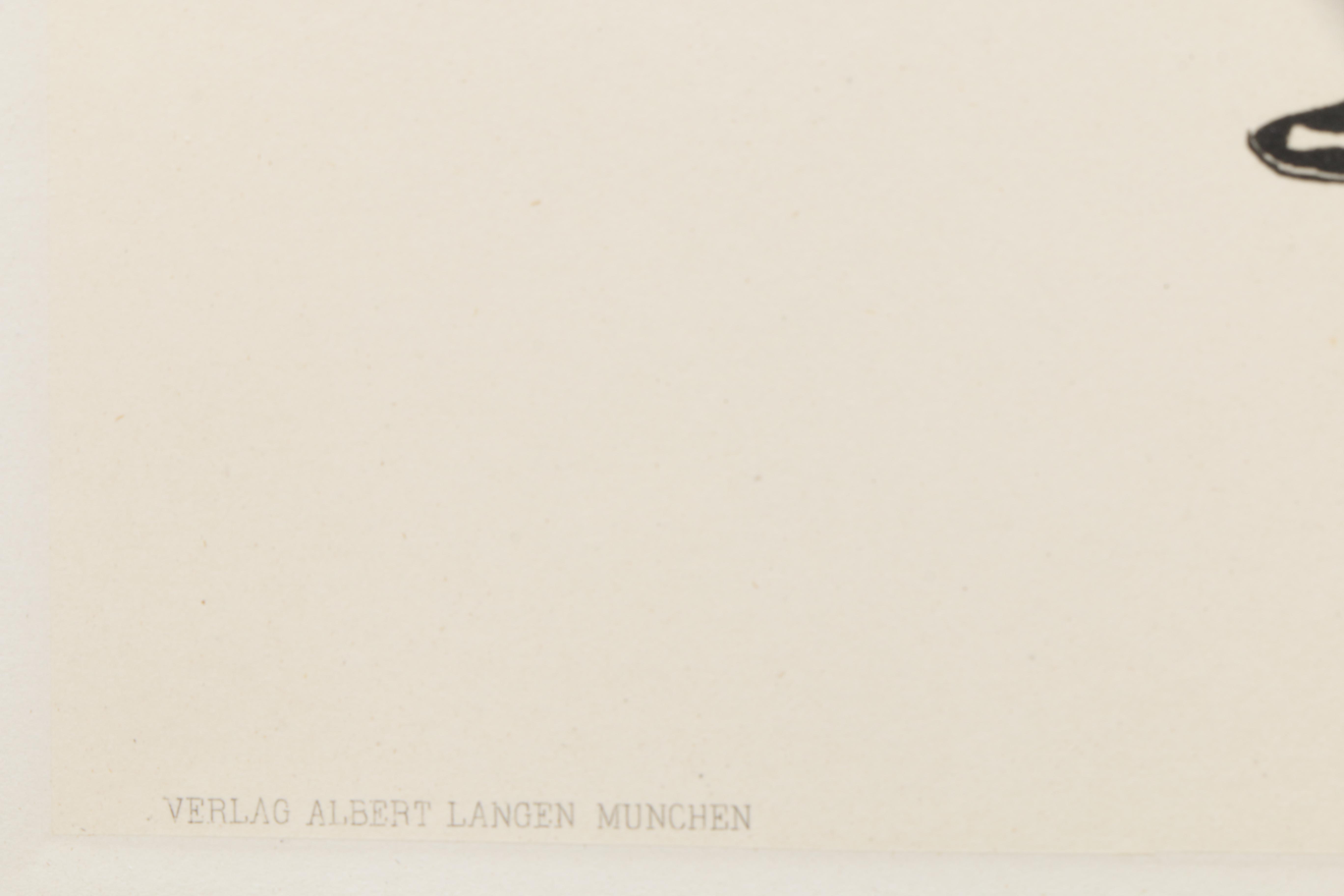 Hand-Colored Copperplate Engravings After Ferdinand von Řezníček's "Sechs Tanzbilder"