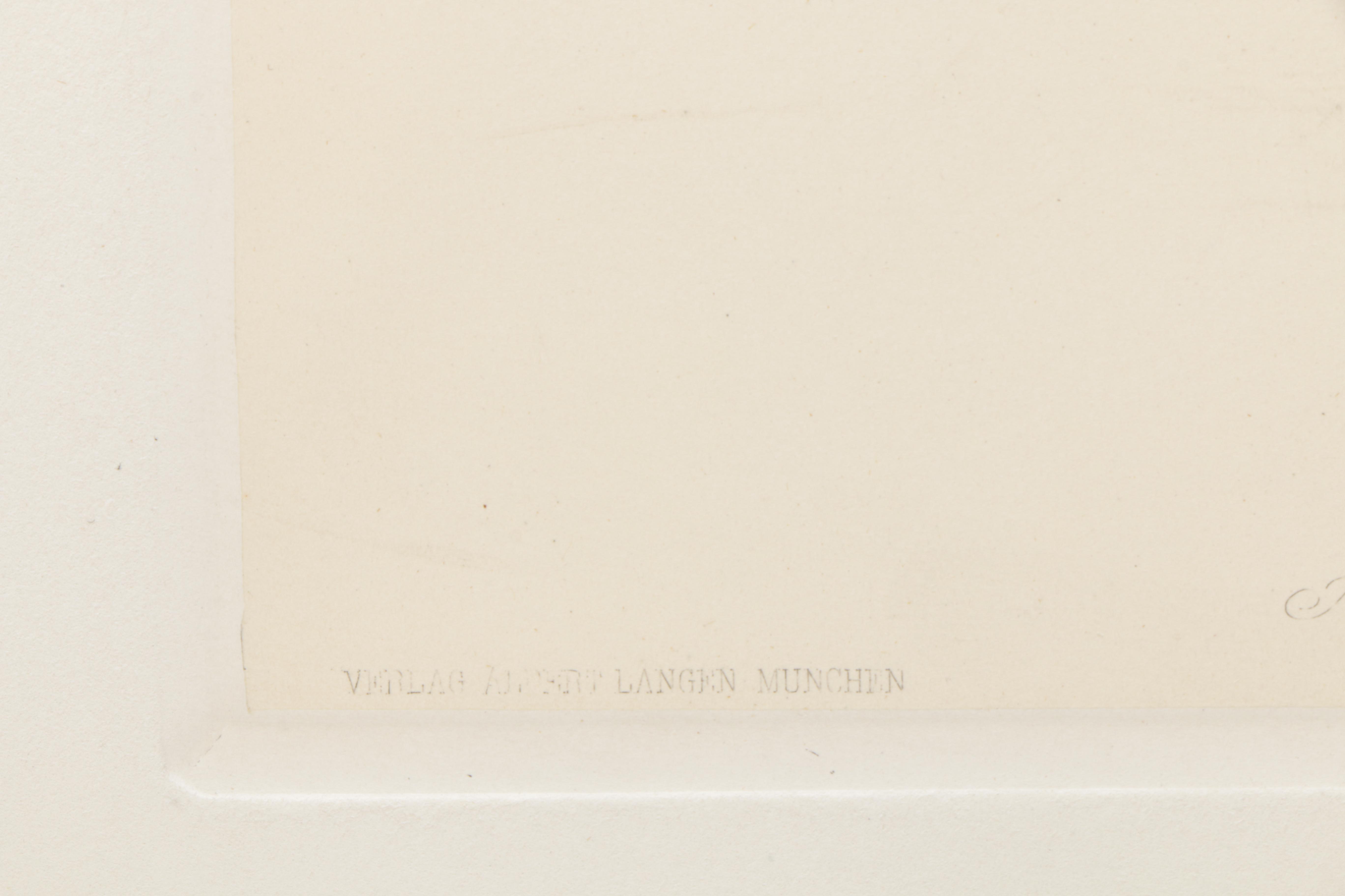 Hand-Colored Copperplate Engravings After Ferdinand von Řezníček's "Sechs Tanzbilder"