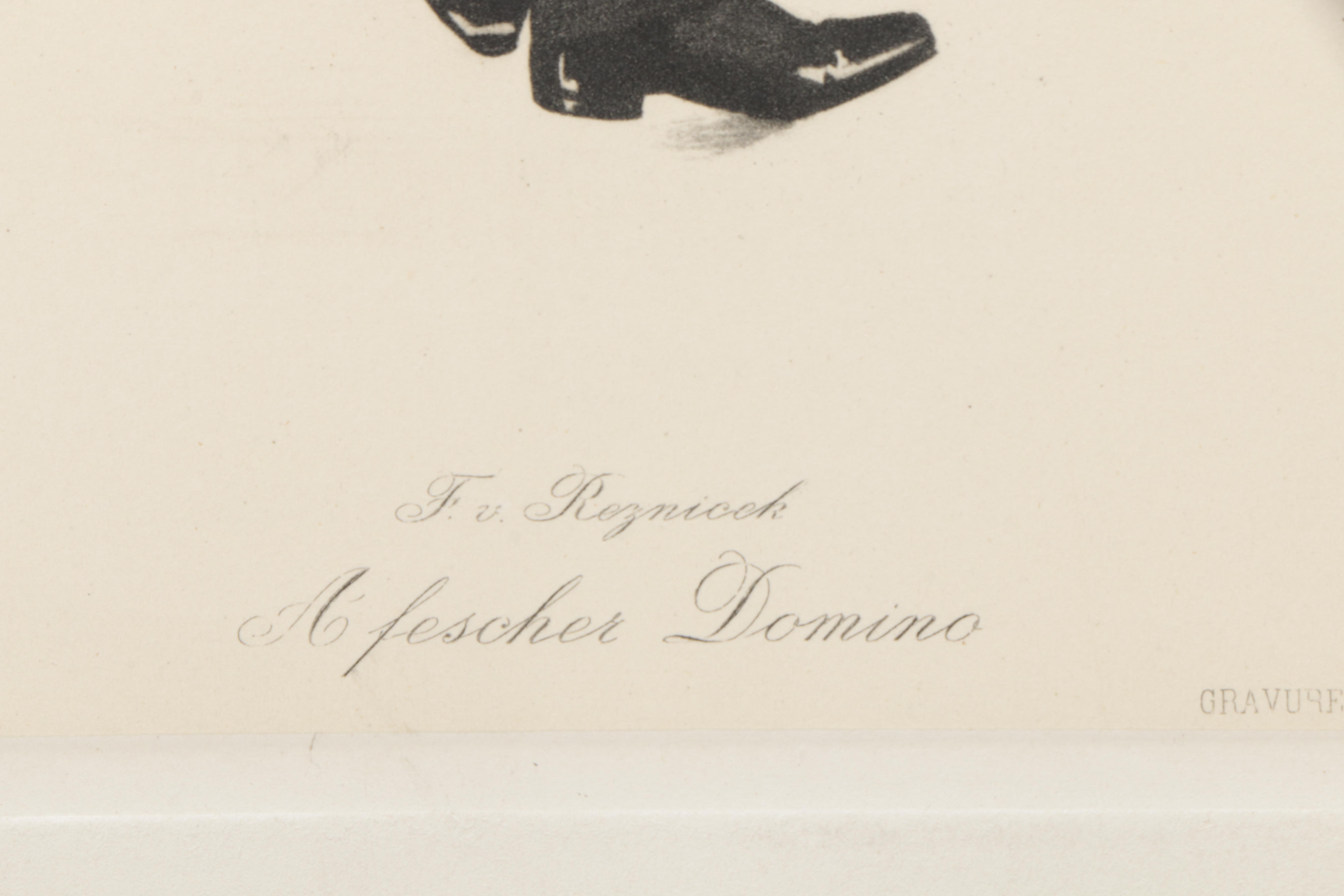 Hand-Colored Copperplate Engravings After Ferdinand von Řezníček's "Sechs Tanzbilder"