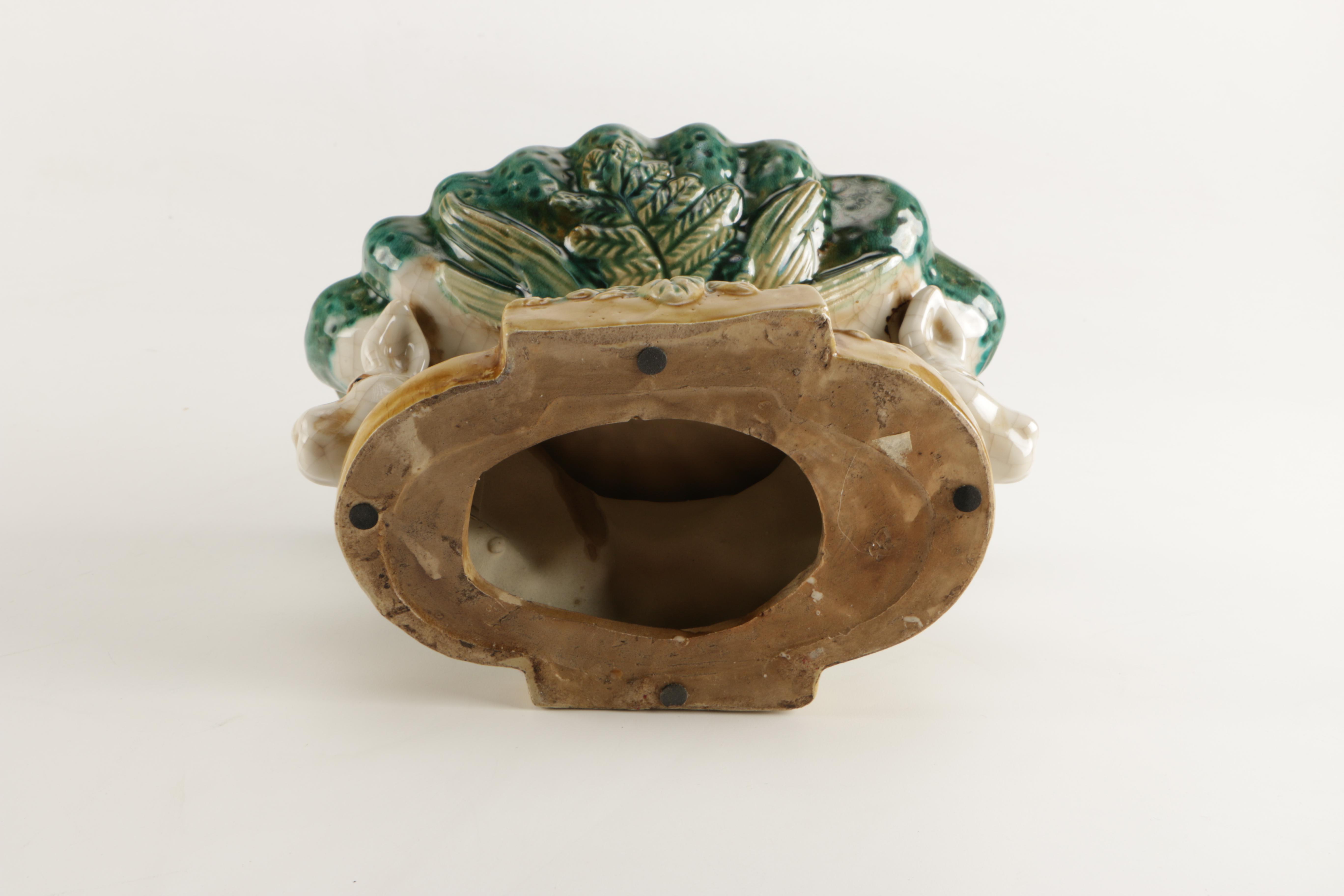 Vintage Ceramic Centerpiece Bowl