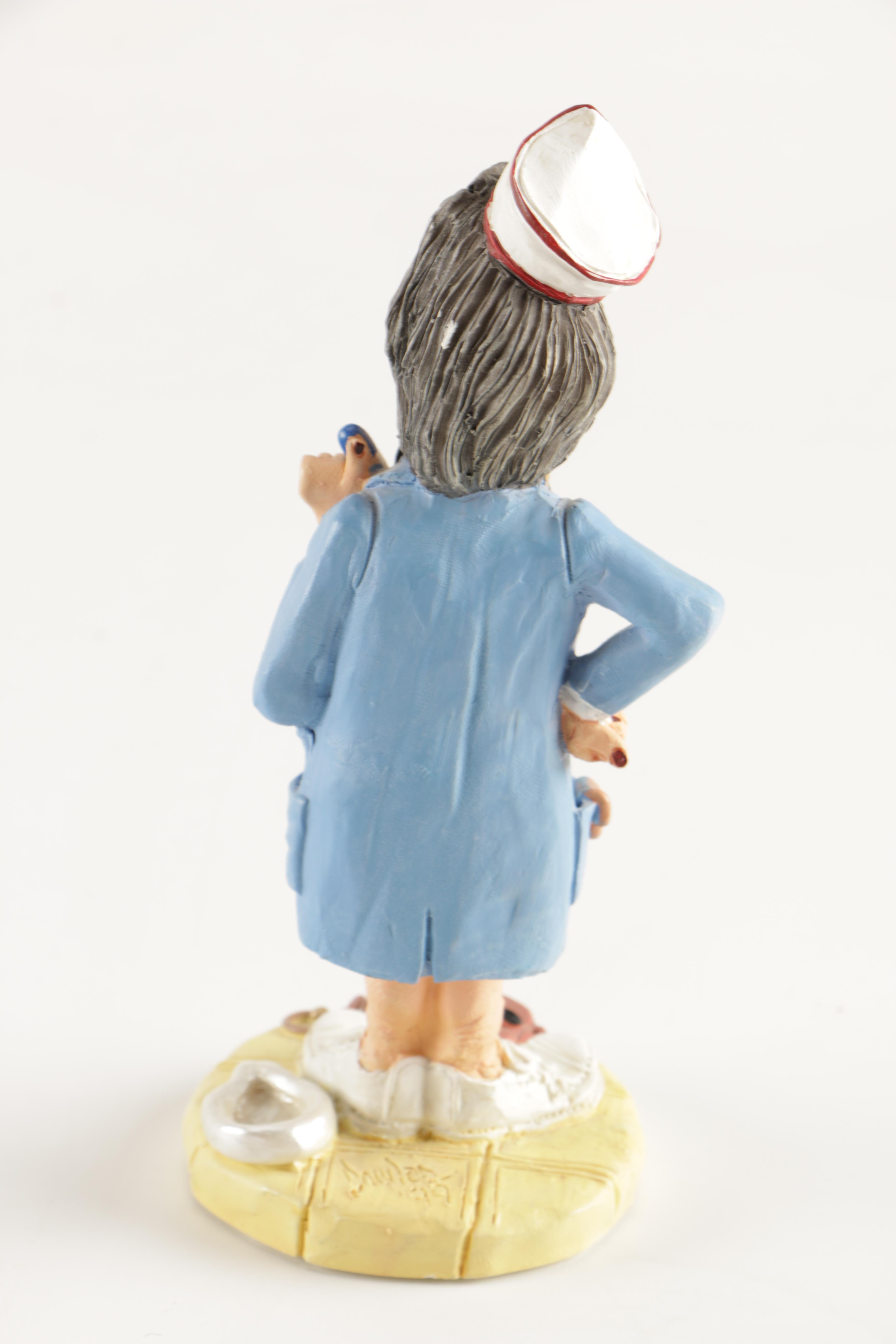 Two Nurse Themed Figurines