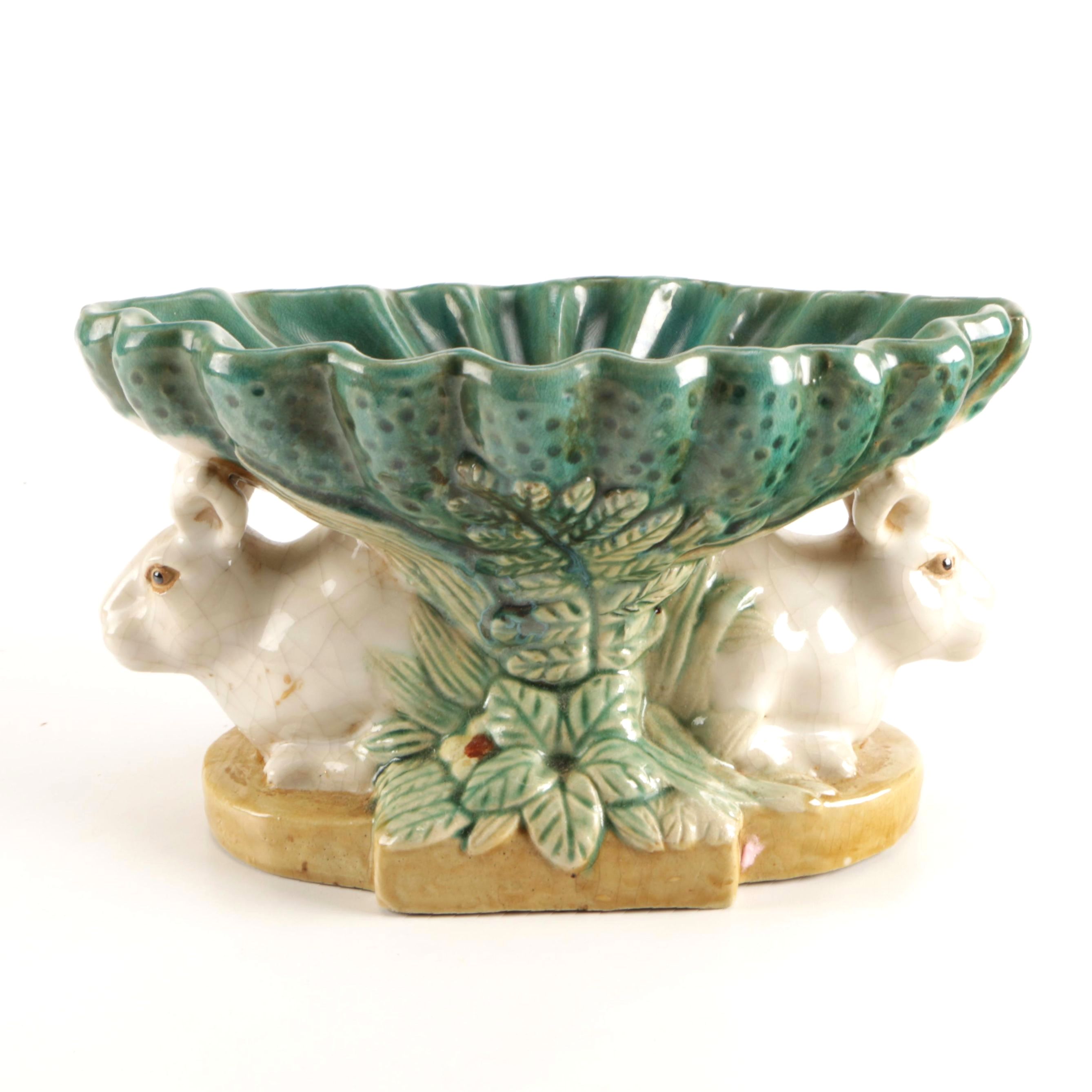 Vintage Ceramic Centerpiece Bowl