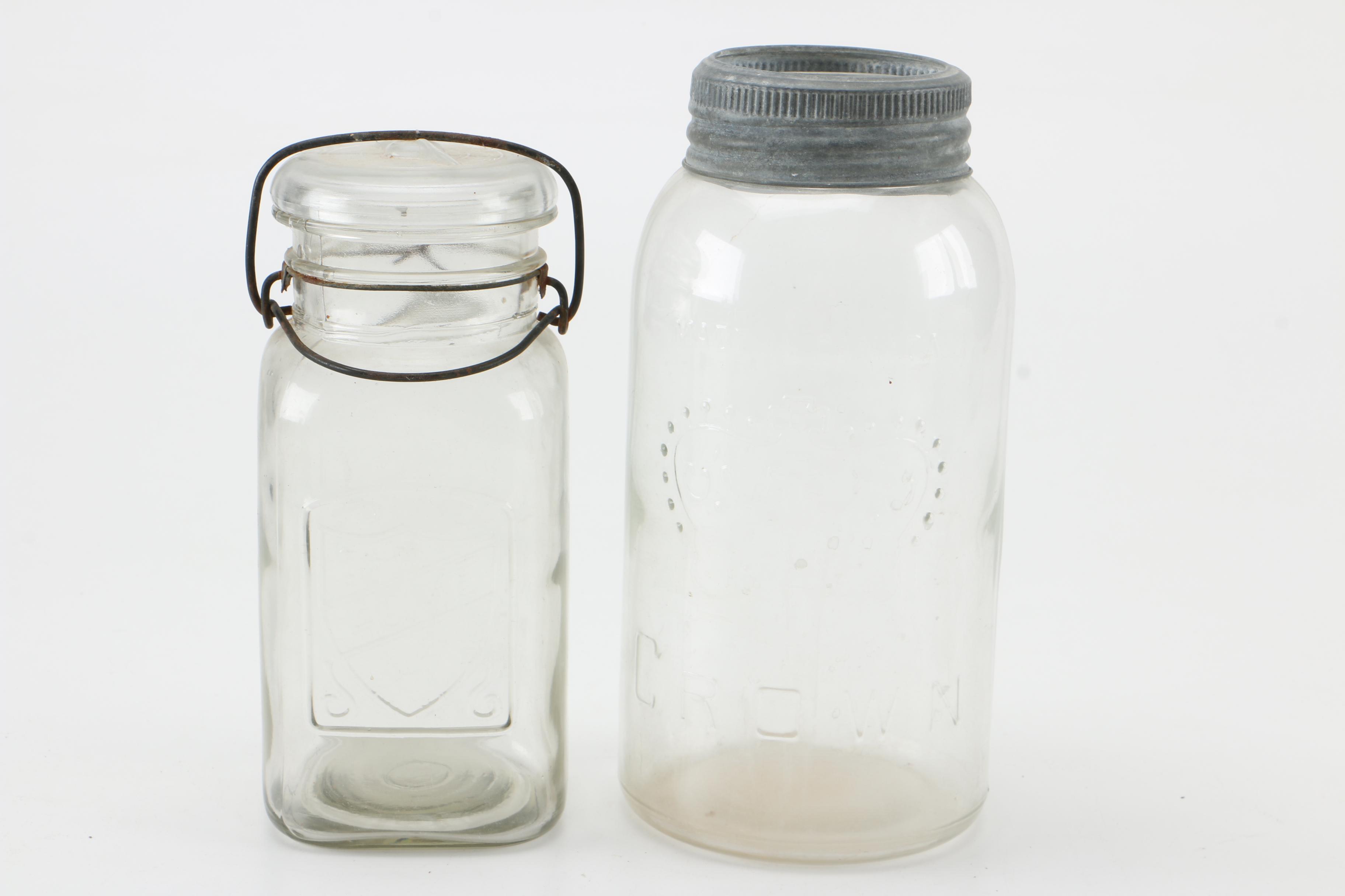 Vintage Glass Jars