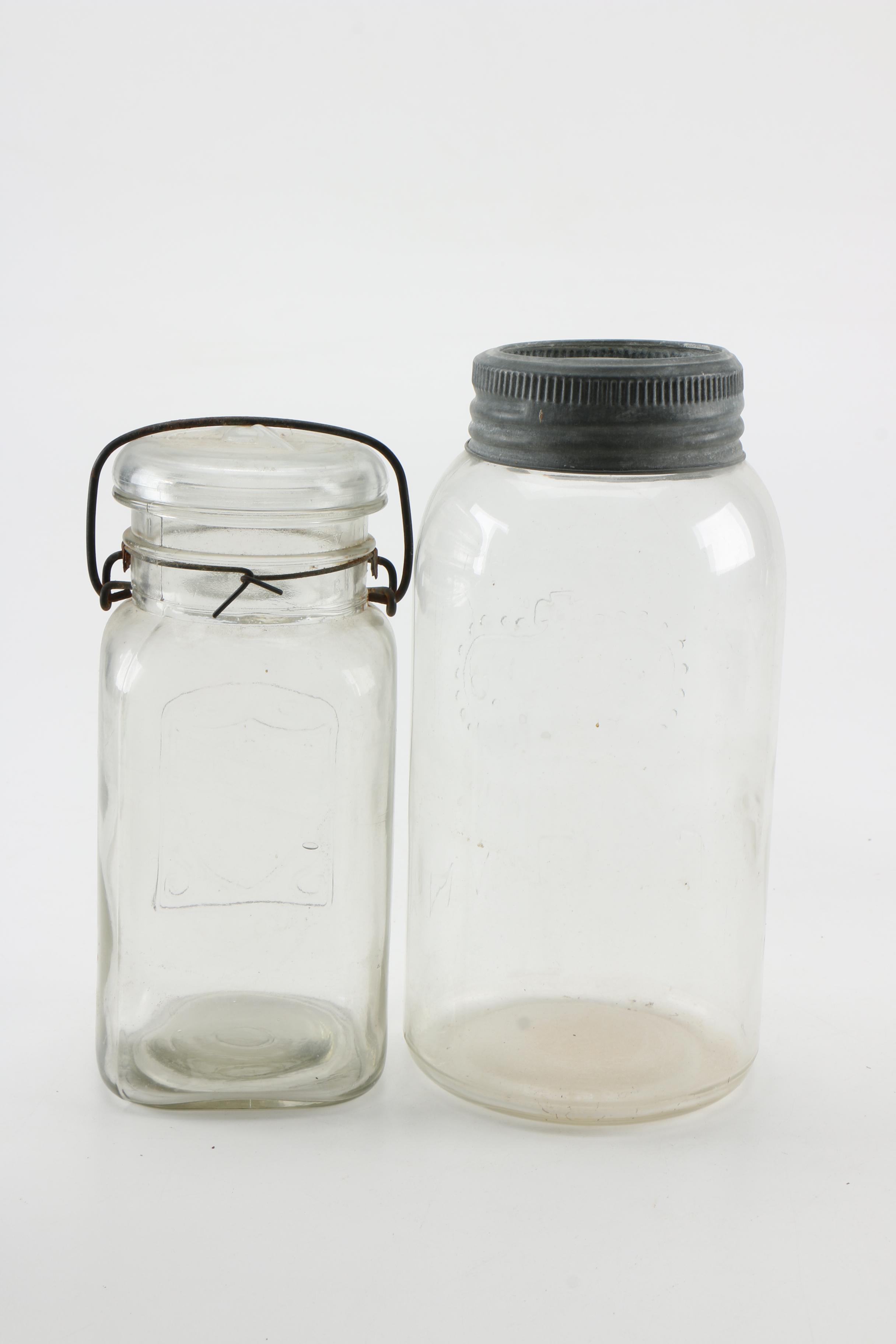 Vintage Glass Jars