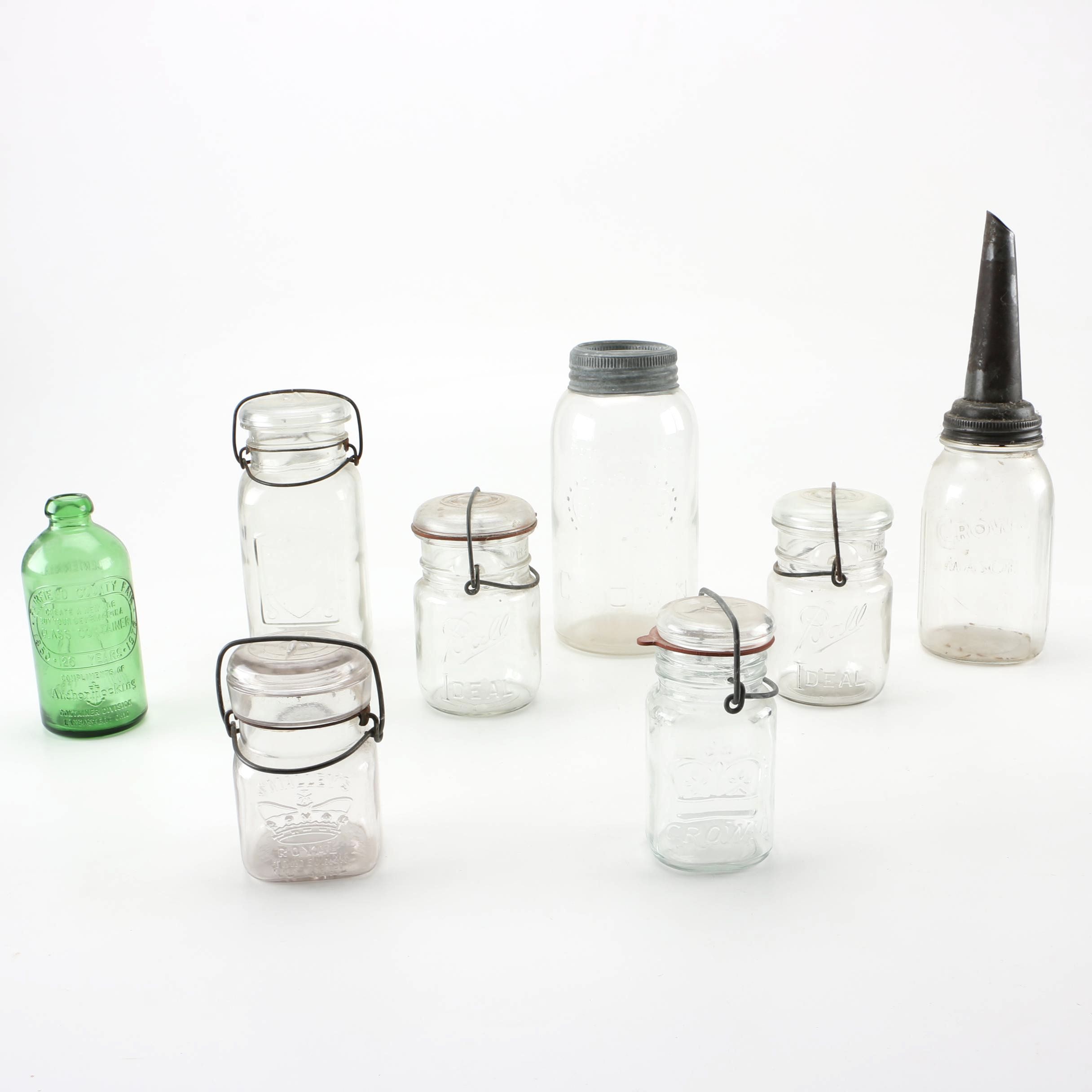 Vintage Glass Jars